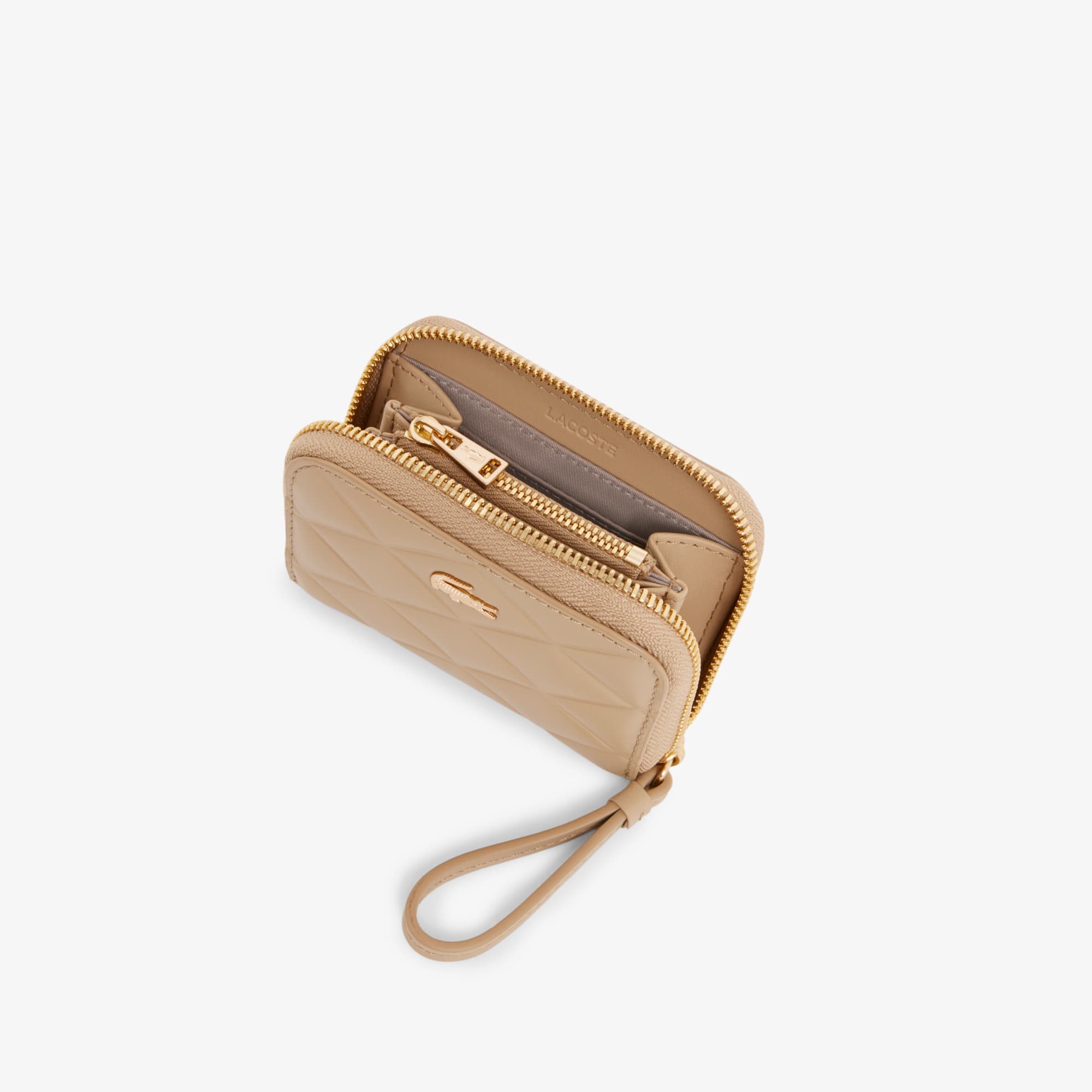 Small Crocodelle Leather Coin Purse - Viennois