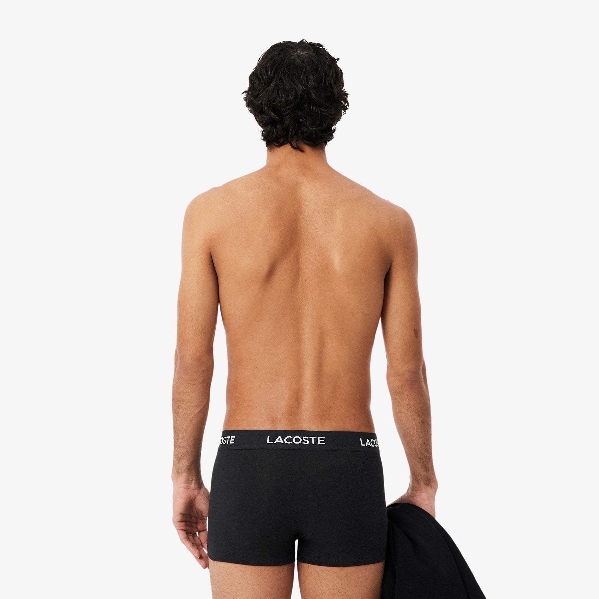 Men's Cotton Jersey Trunks 5-Pack - Black