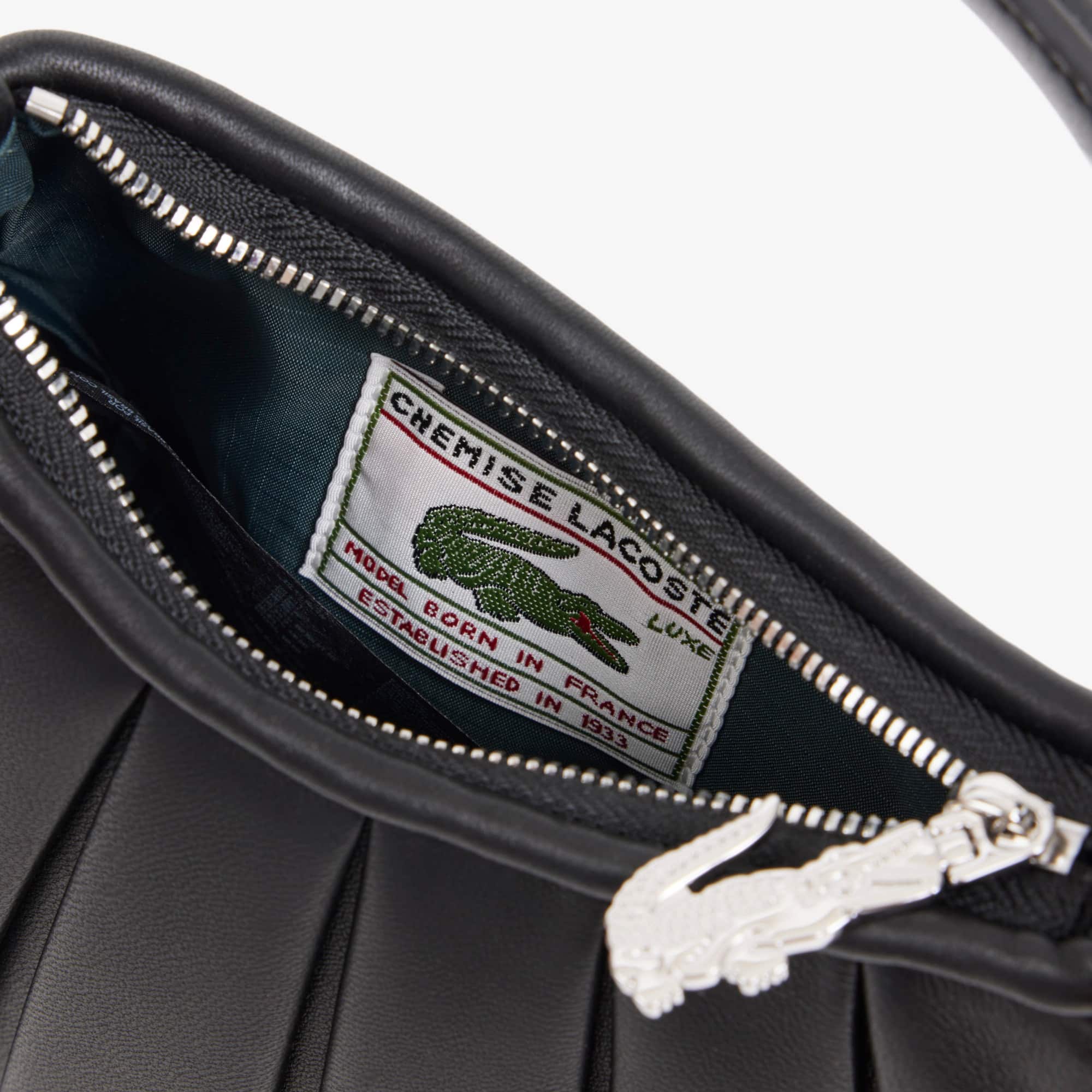 Mini Lenglen Leather Bag - Black