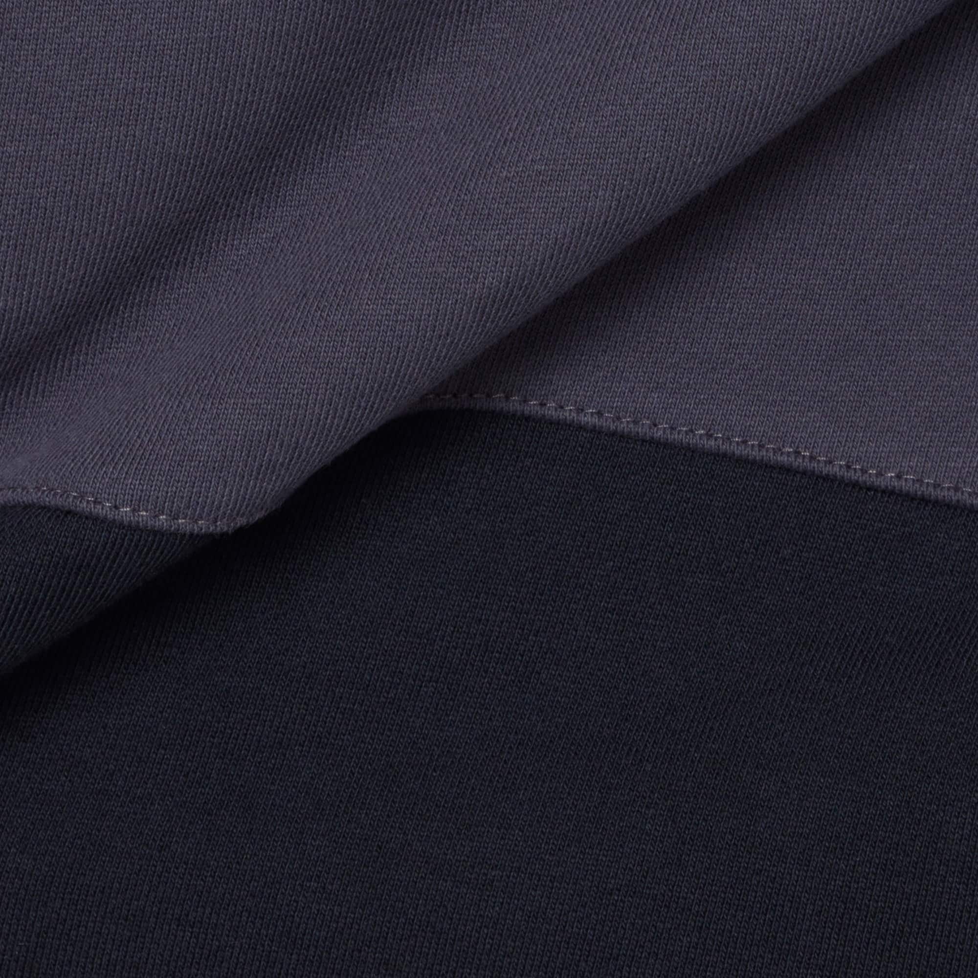 Colorblock Zipped Hoodie - Noir / Gris Fonce