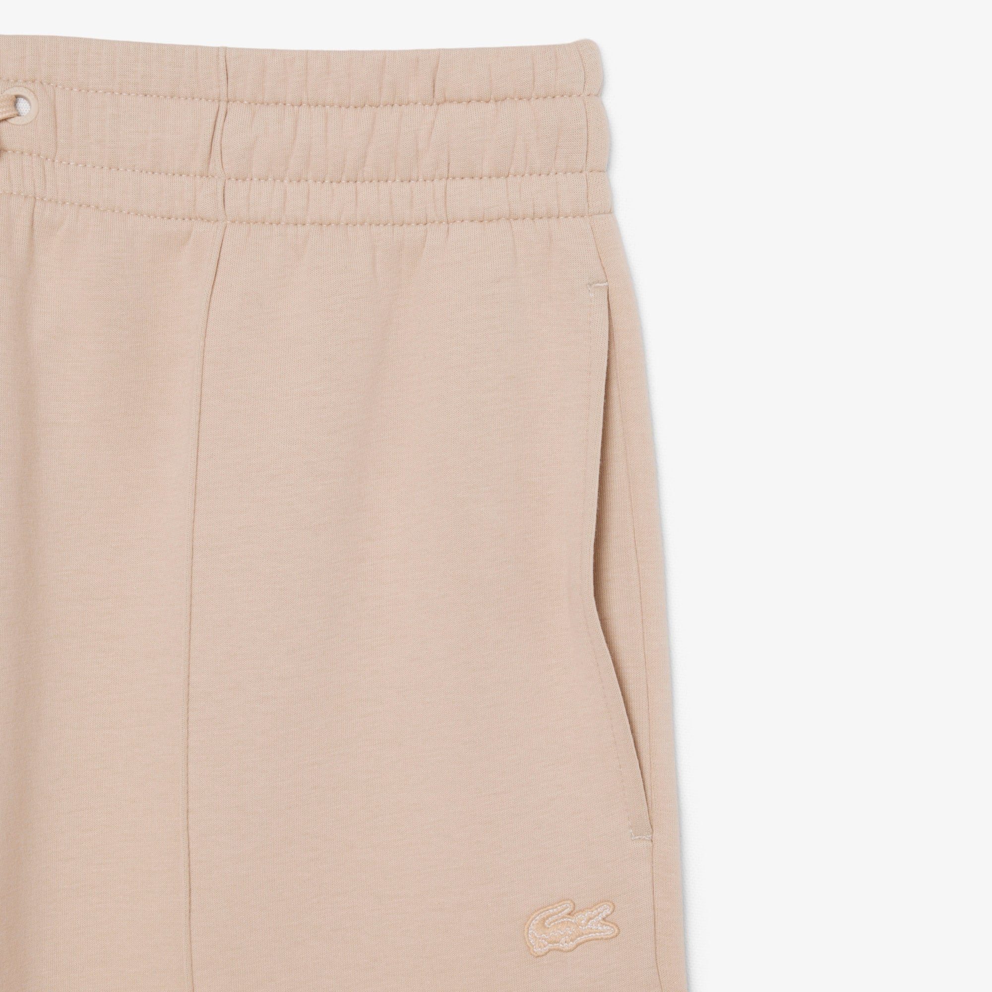 Wide Fit Jersey Sweatpants - Beige