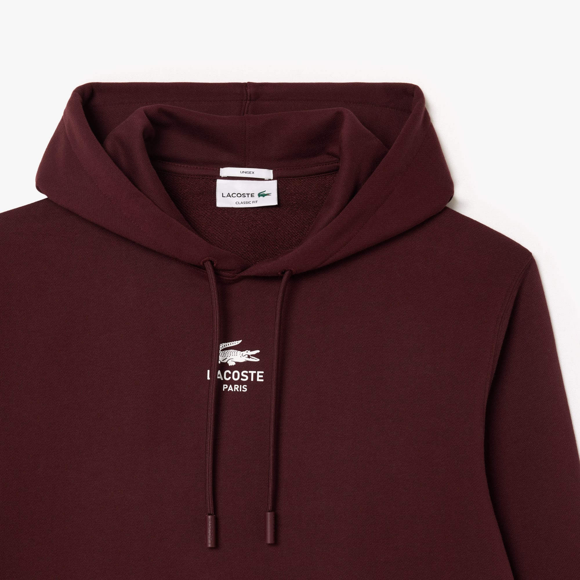 Unisex Print Hoodie - Bordeaux dark