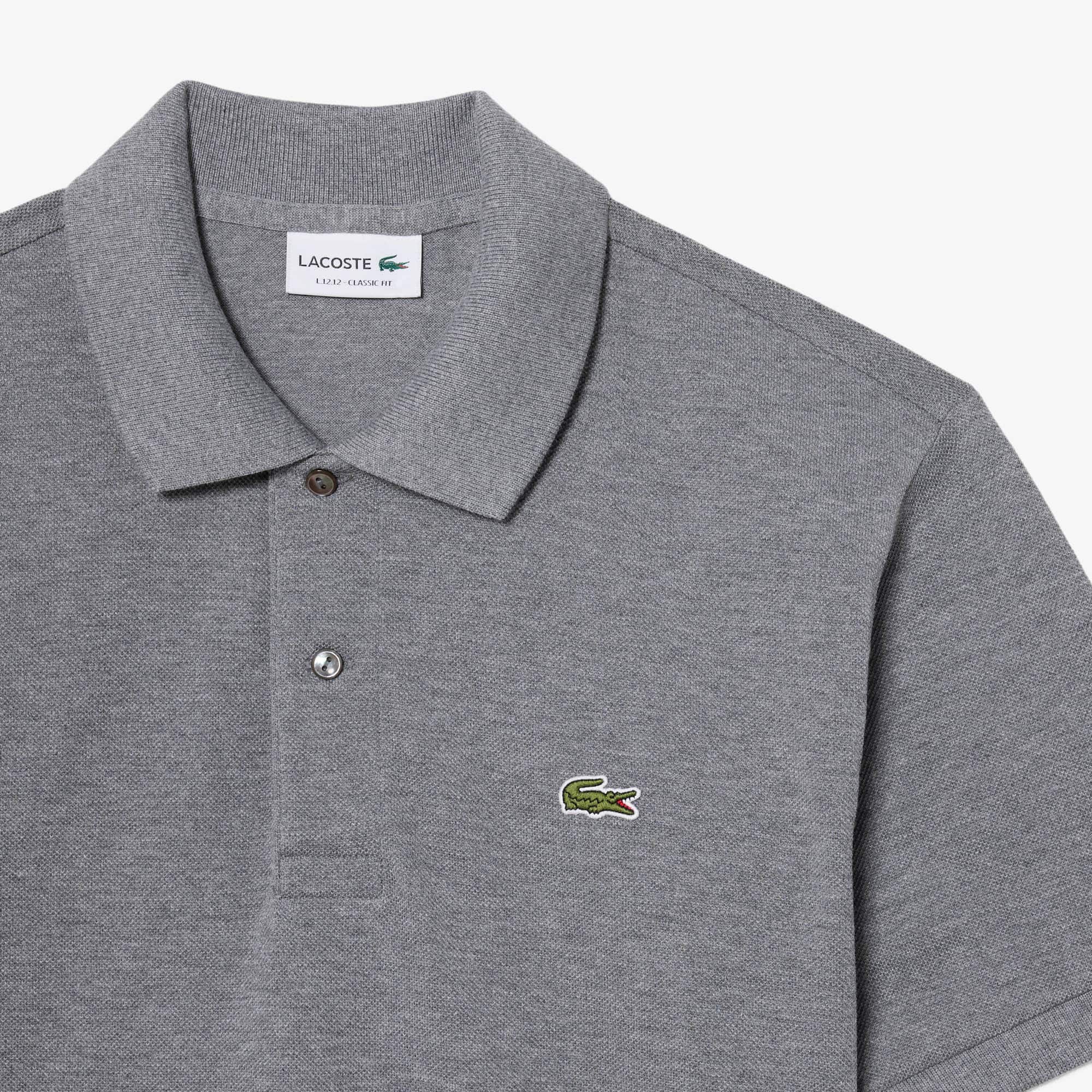 Men's Classic Fit Heathered Polo - Gris Chine