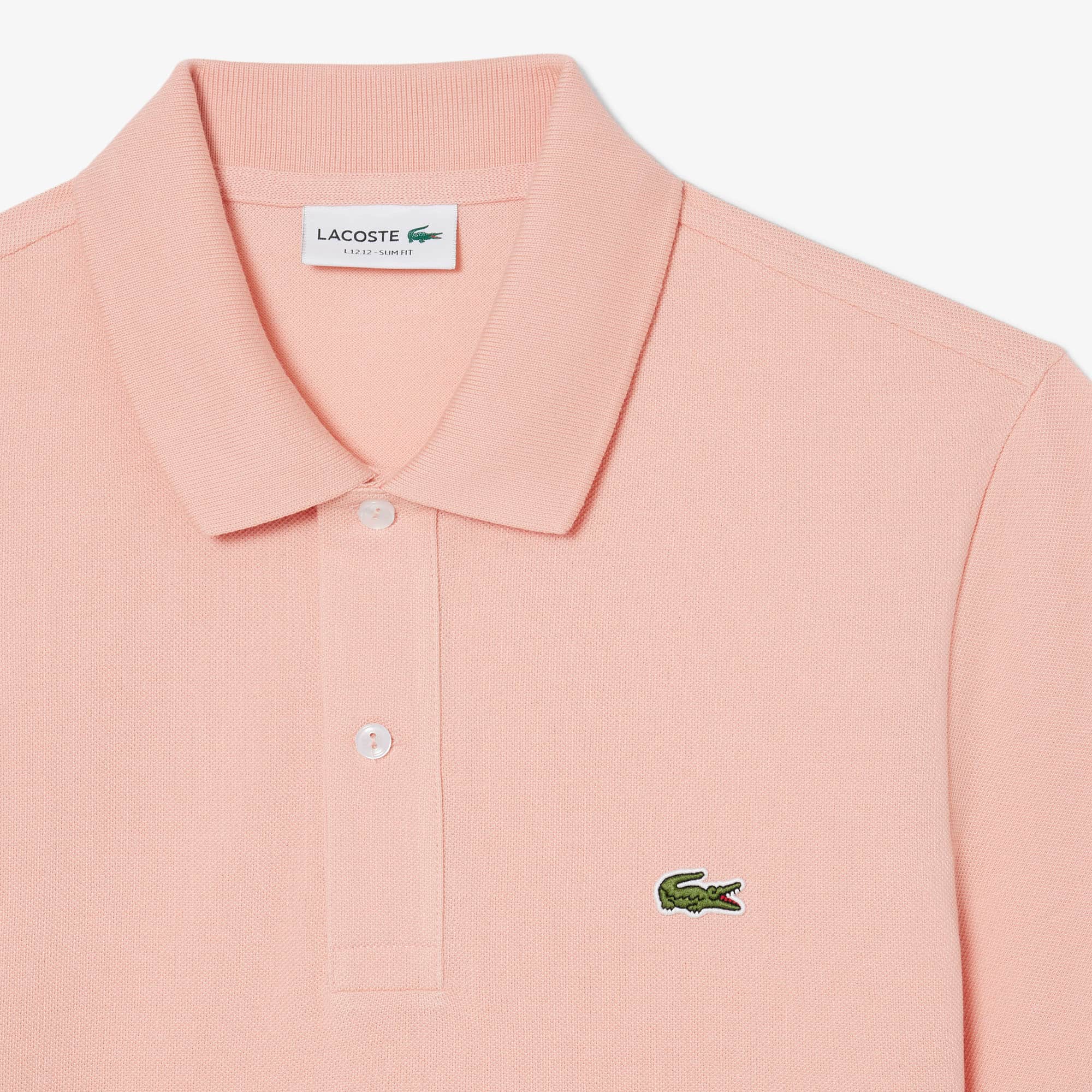 Men's Slim Fit Piqué Polo - Rose