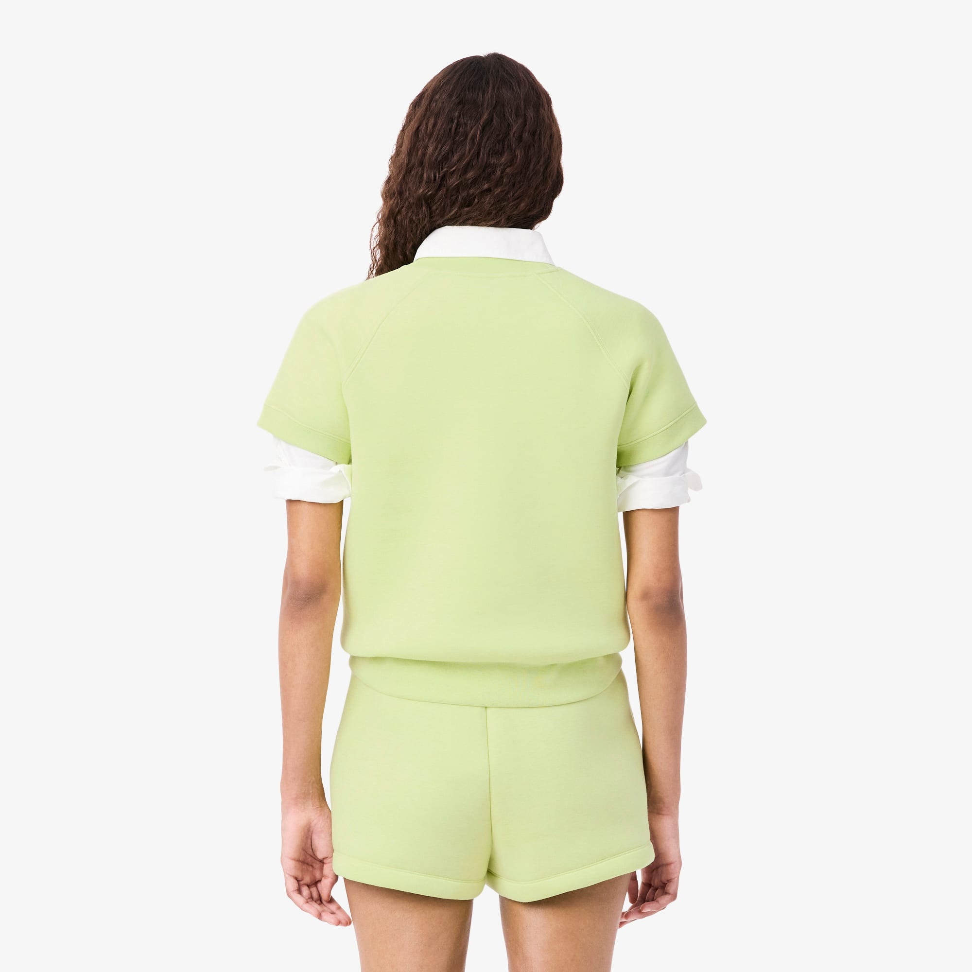 Regular Fit Short Sleeved Sweatshirt - Vert Clair