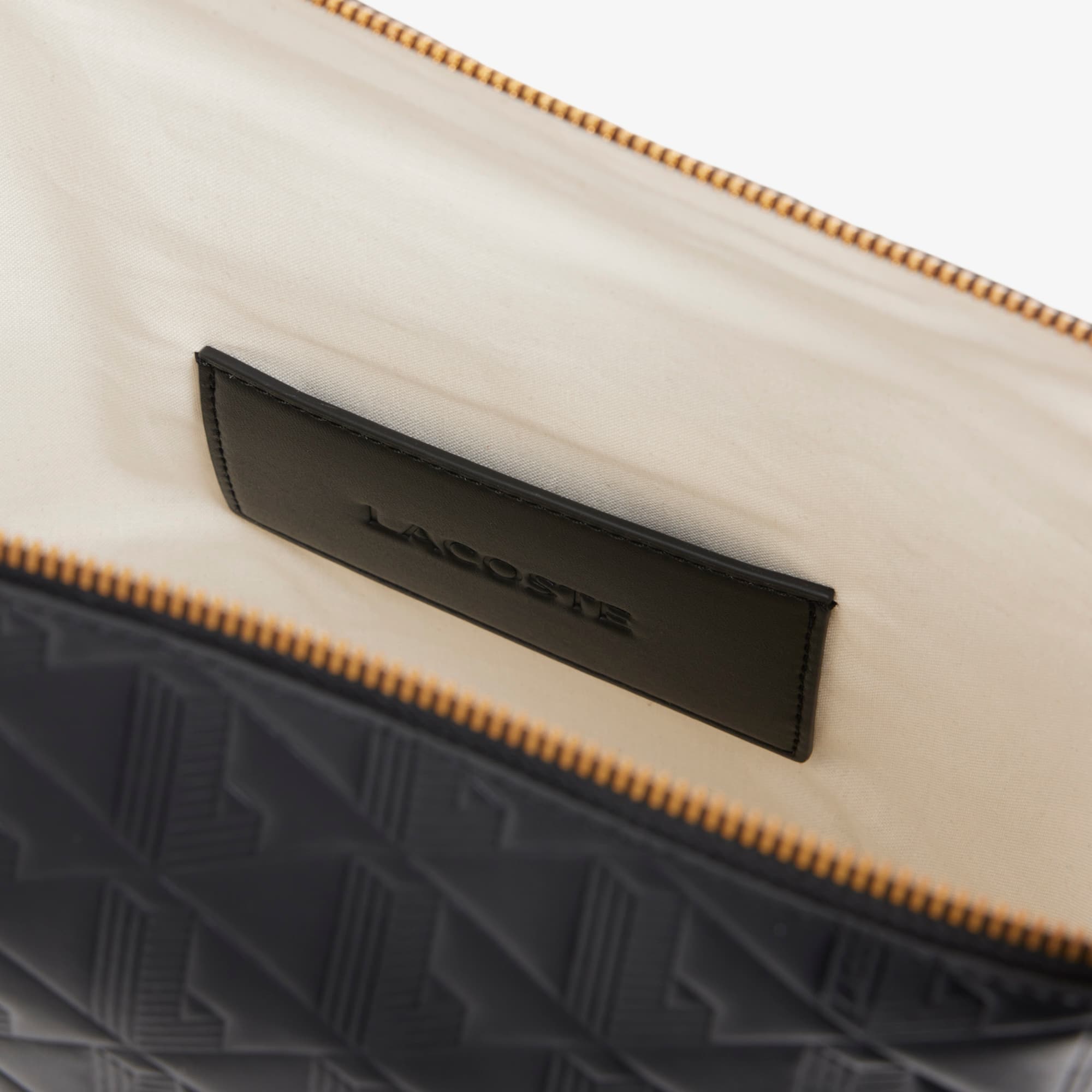 Maheki Embossed Leather Hobo Bag - Black