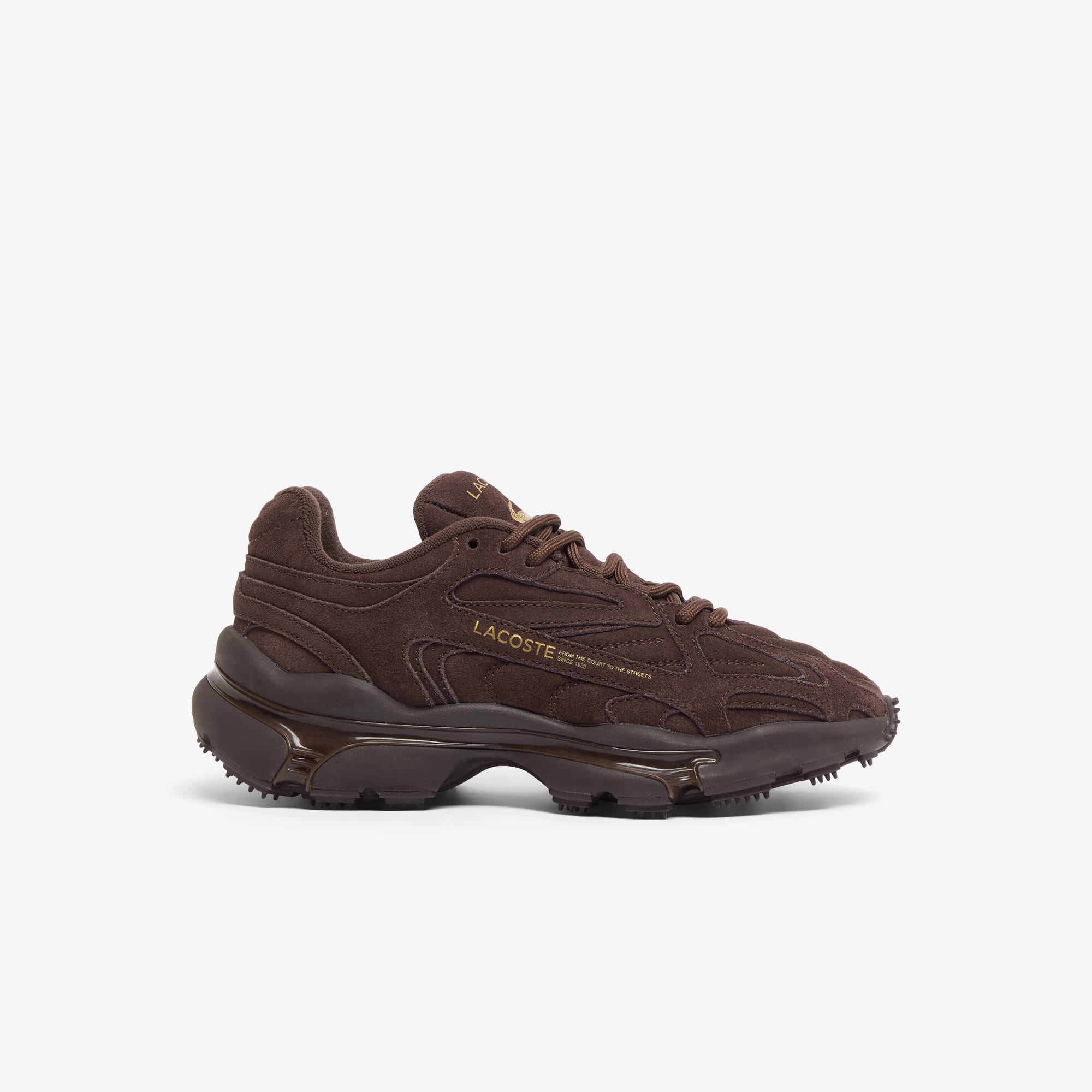 Women's L003 2K24 Suede Sneakers - DK BRW/DK BRW