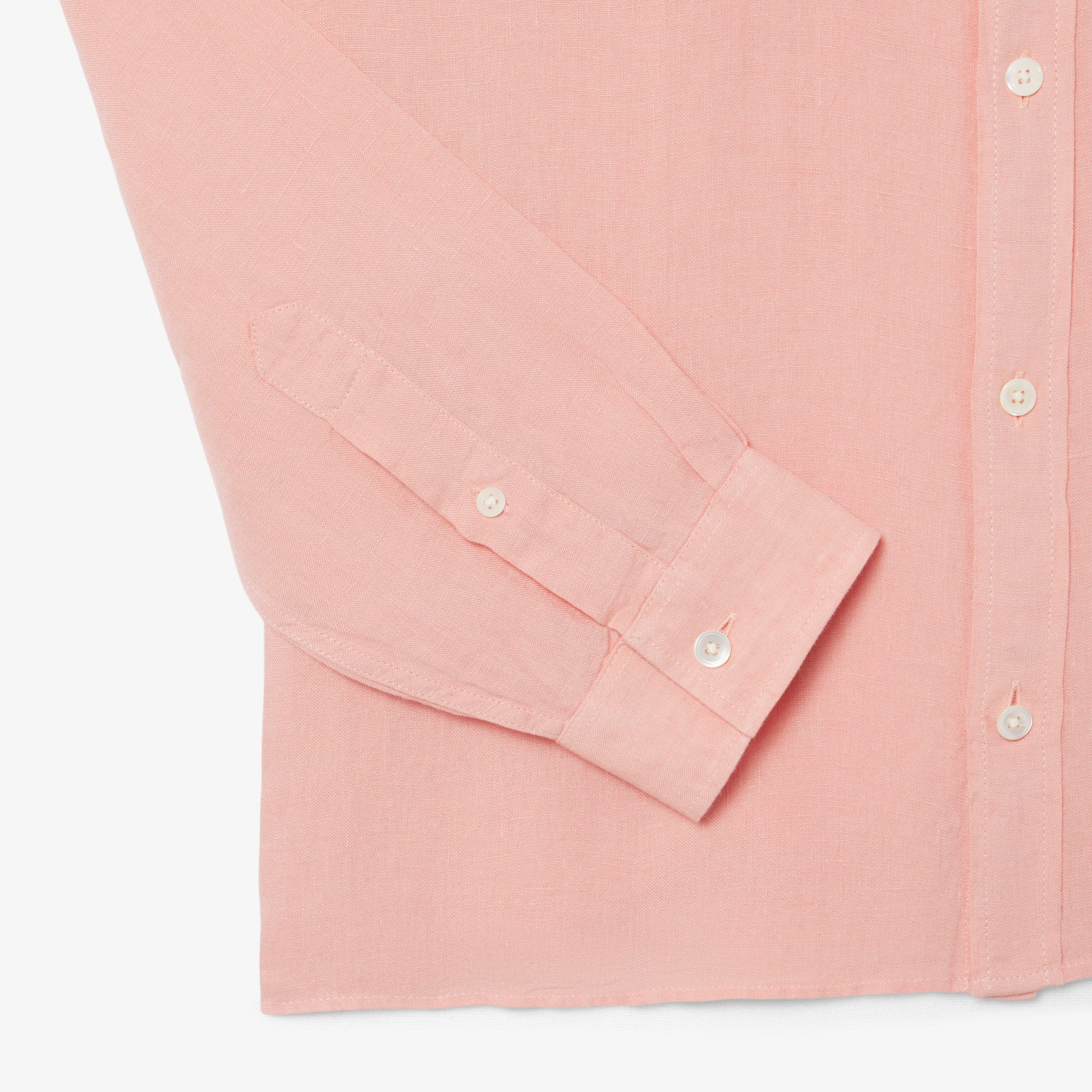 Men's Regular Fit Linen Shirt - Rose
