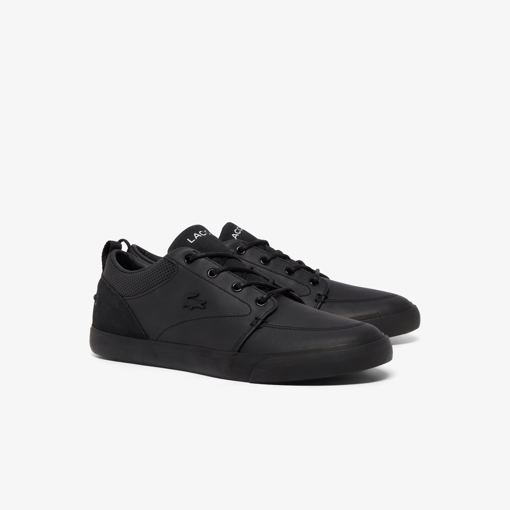 Men's Bayliss Leather Sneakers - BLK/BLK