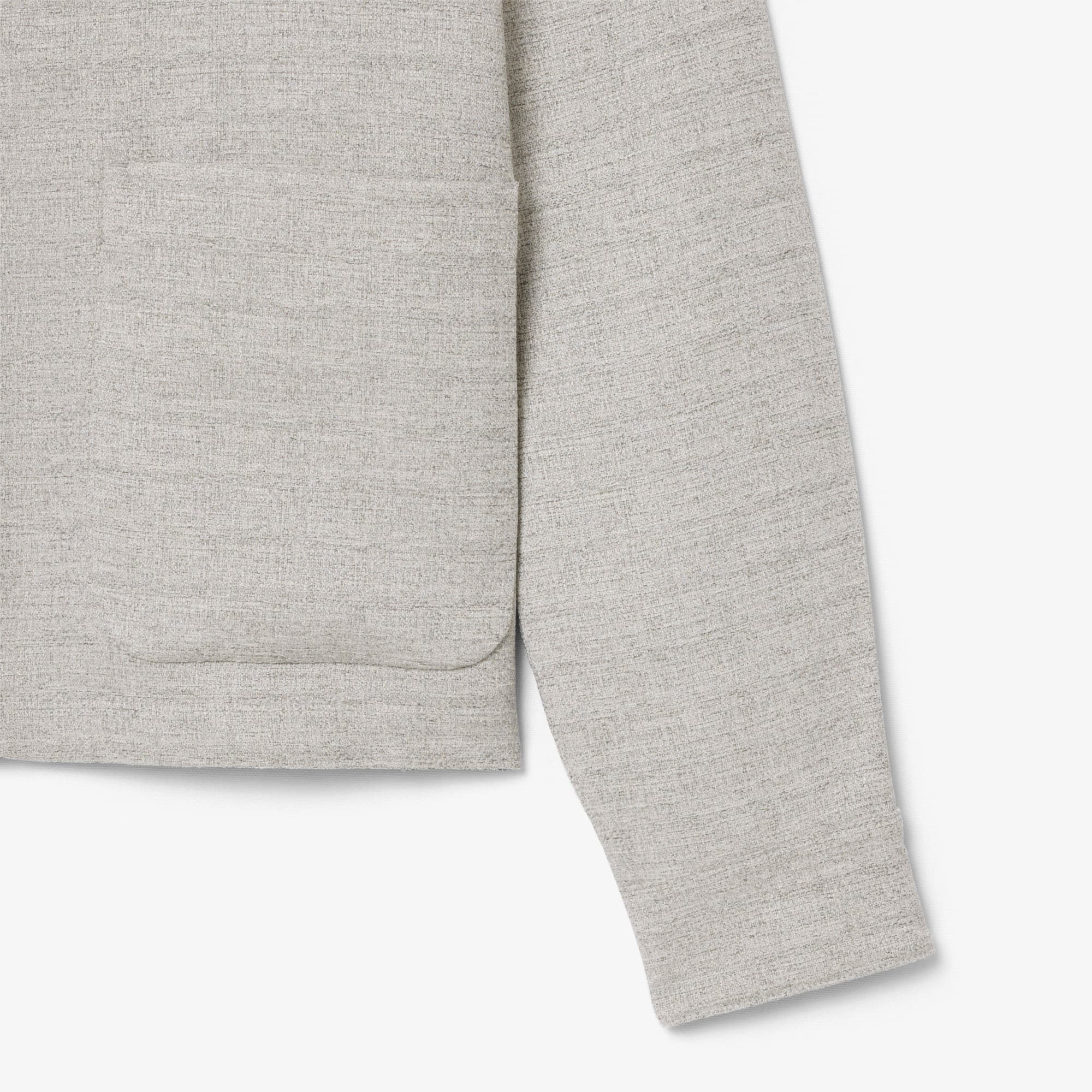 Short Textured Jacket - Grey