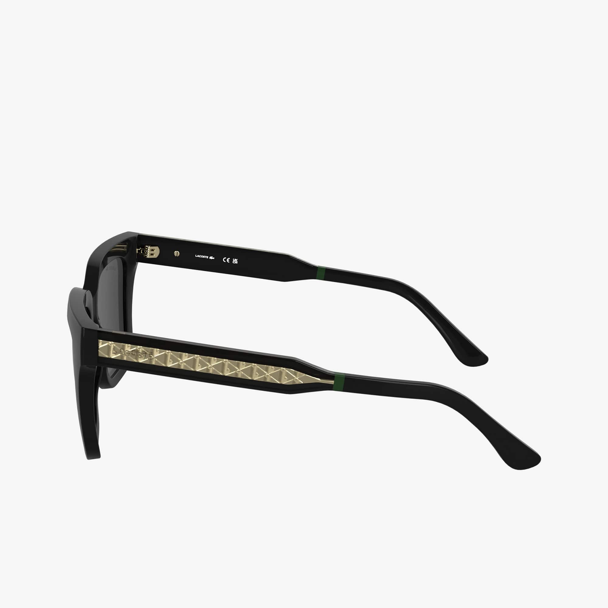 Monogram Rectangle Glasses - MATT BLACK
