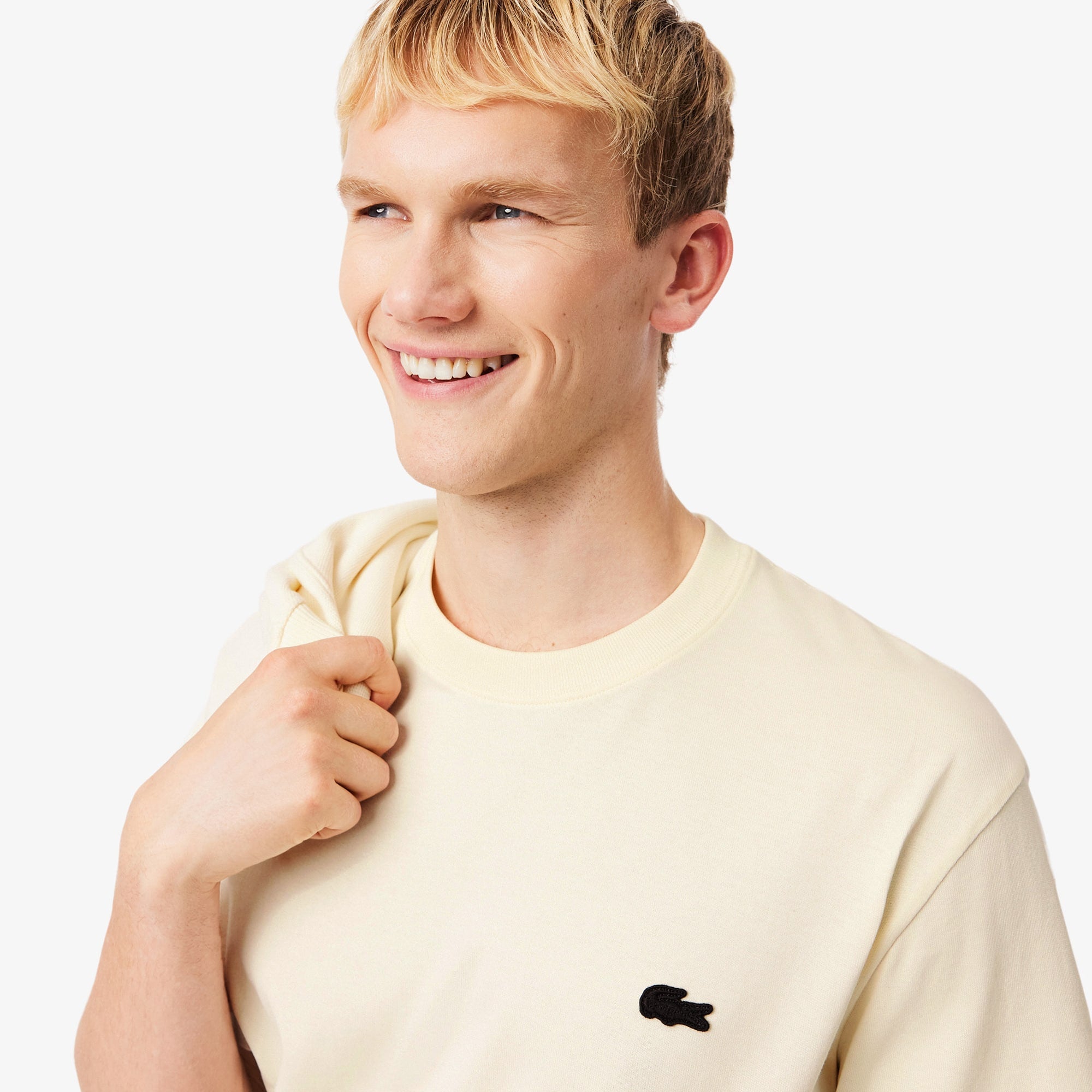 Printed Heavy Cotton T-Shirt - Lemon Beige
