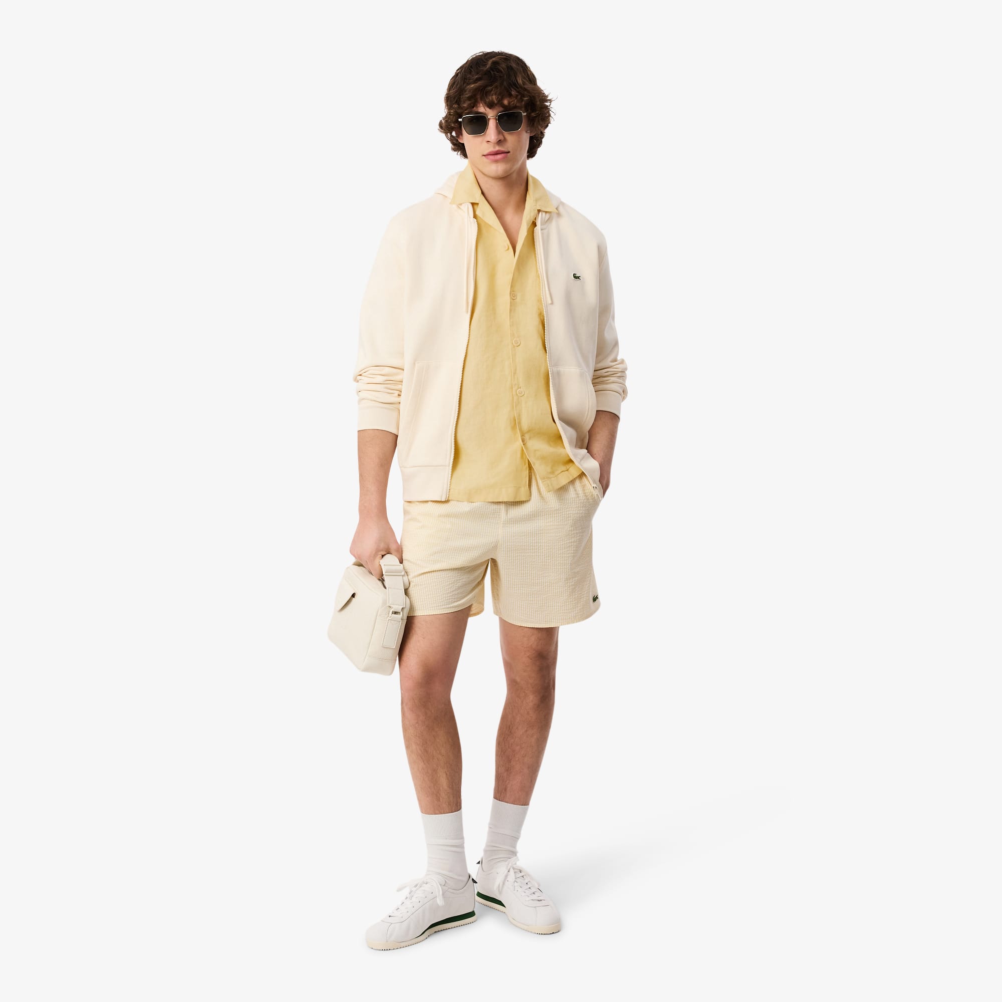 Relaxed Fit Linen Shirt - Jaune