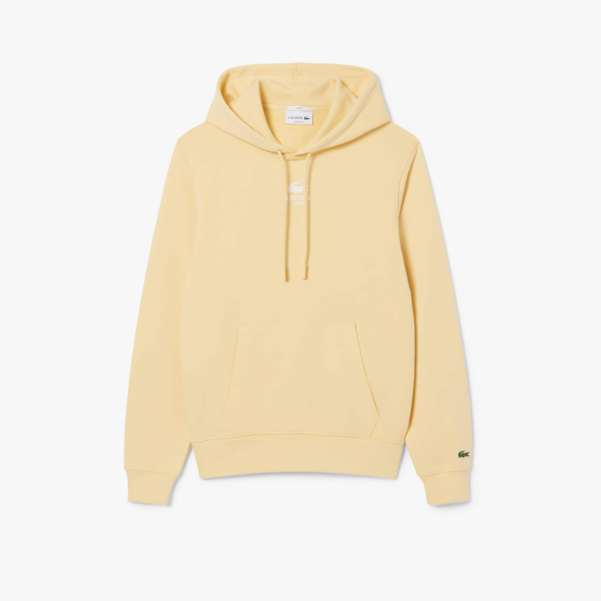 Unisex Print Hoodie - Yellow