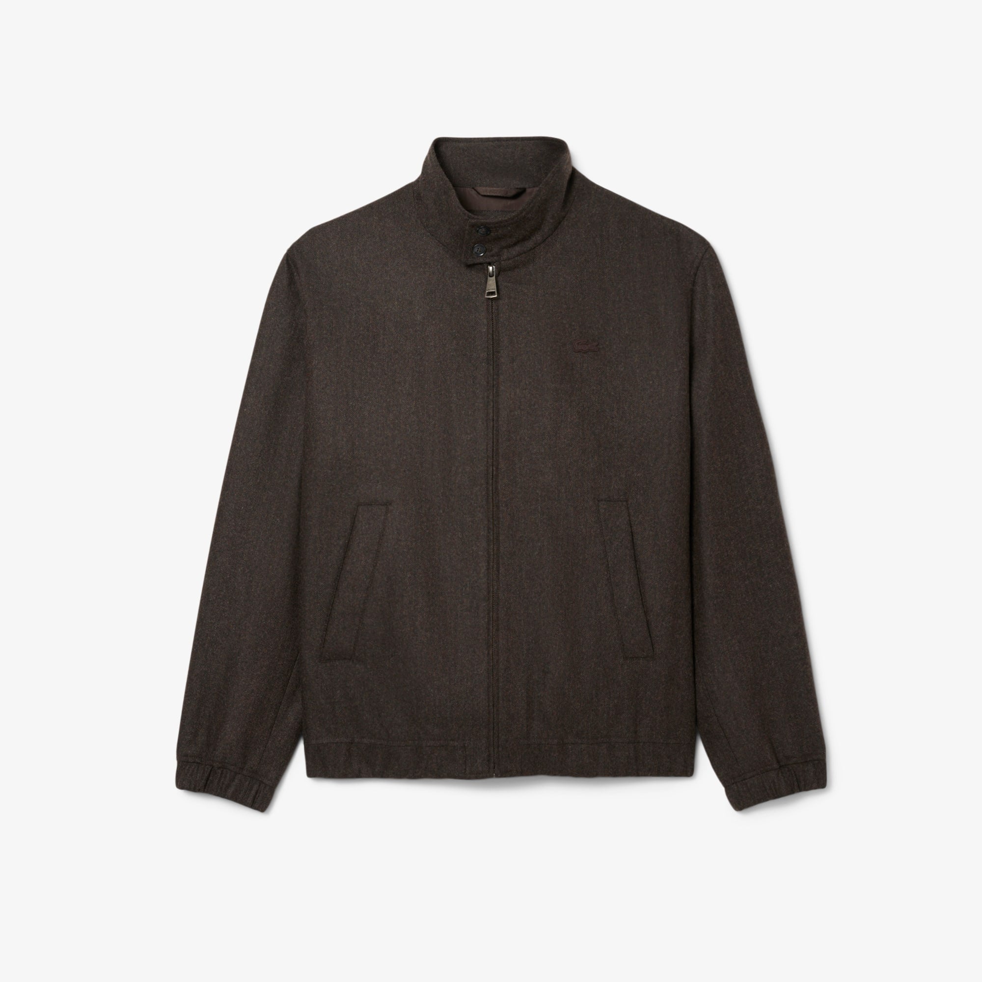 Men's Wool Harrington Jacket - Brown