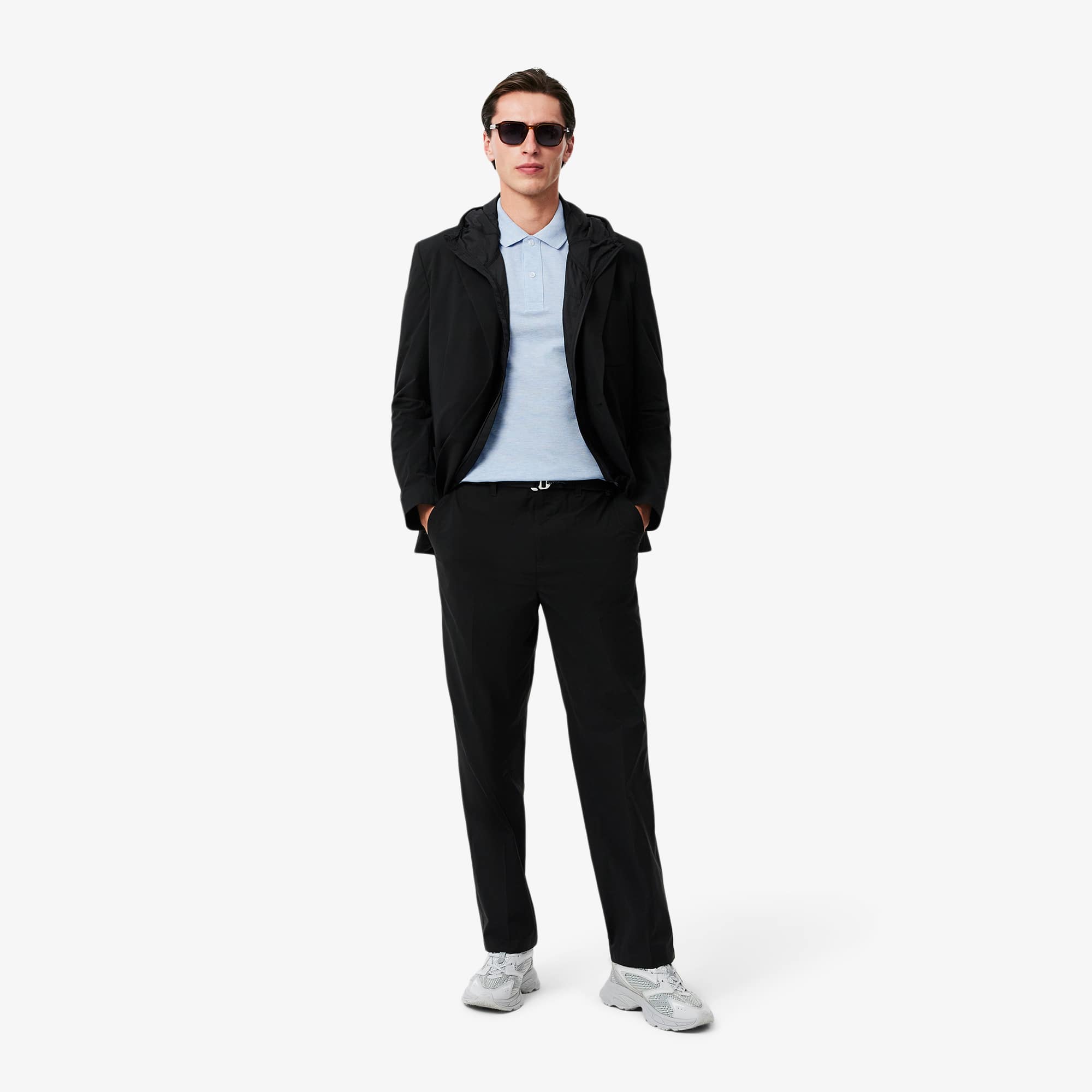 Men's Slim Fit Piqué Polo - Blue Chine