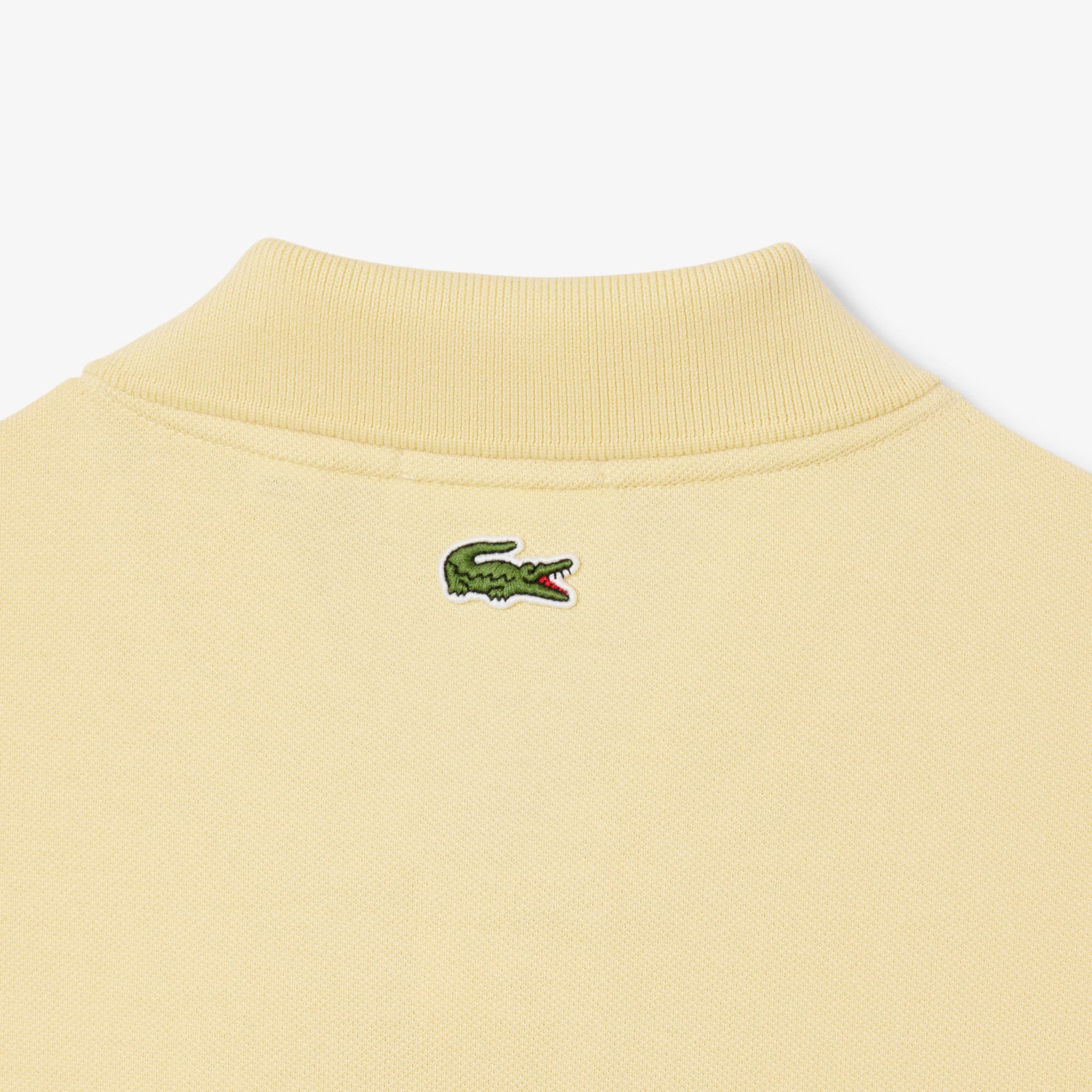Unisex Classic Fit Signature Print Polo - Yellow