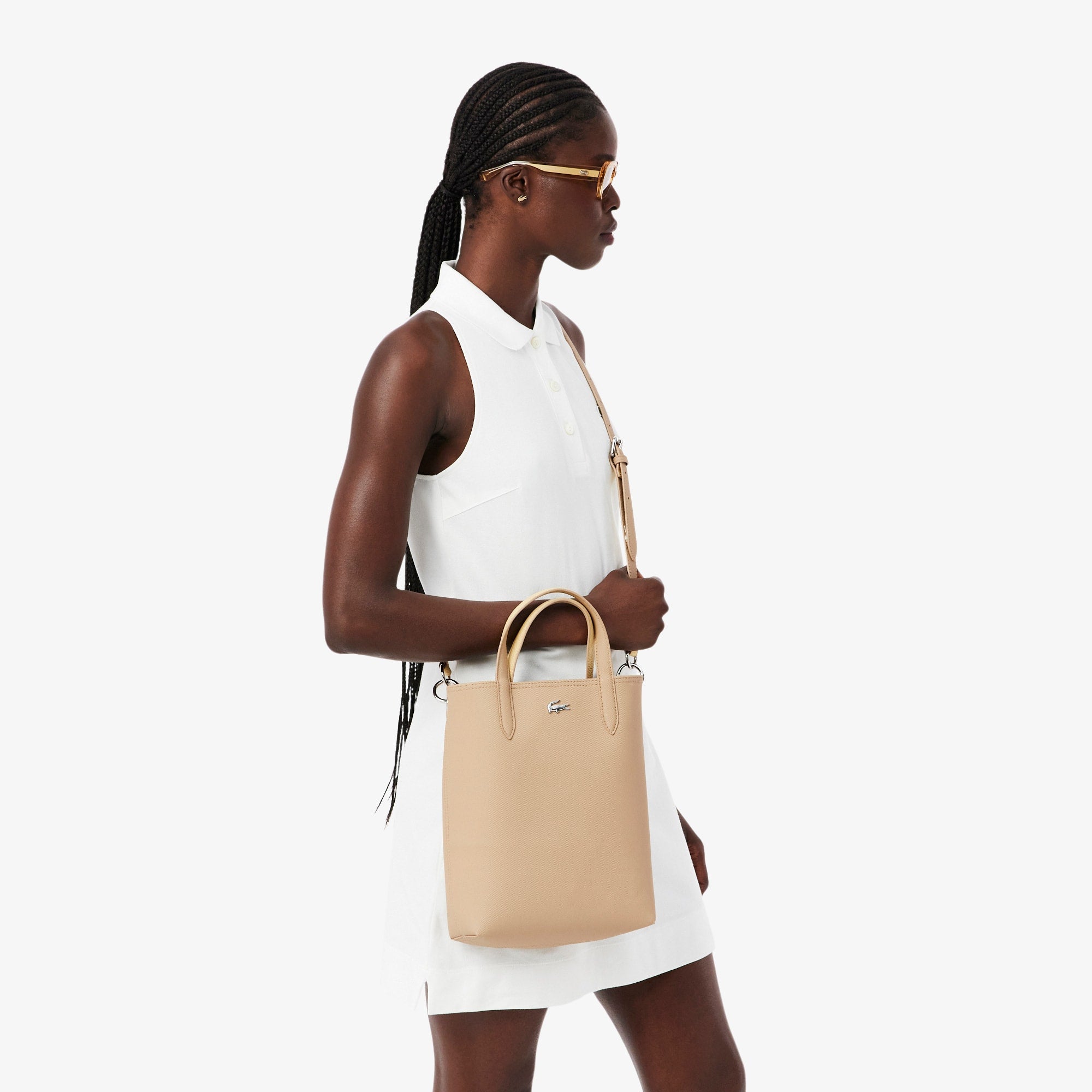 Anna Vertical Reversible Tote - VIENNOIS SOJA