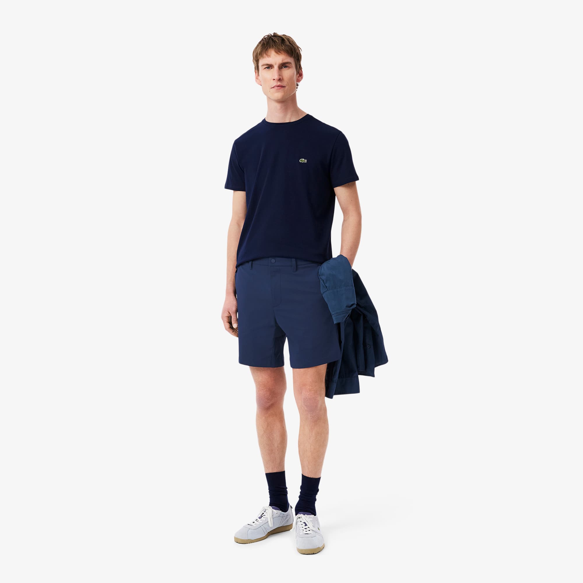Men's Slim Fit Commuter Shorts - Navy Blue