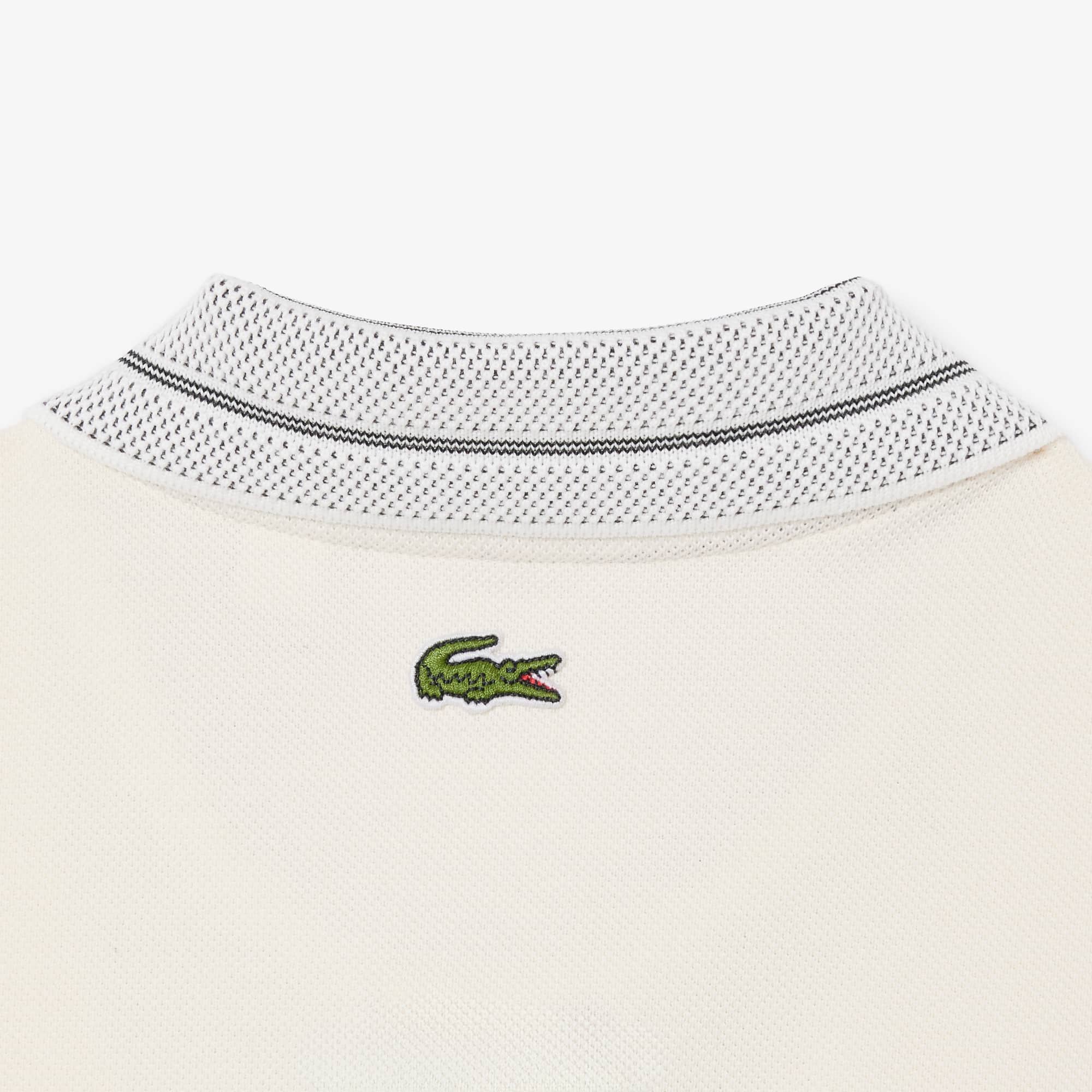 Made In France Classic Fit Badge Polo - Cream