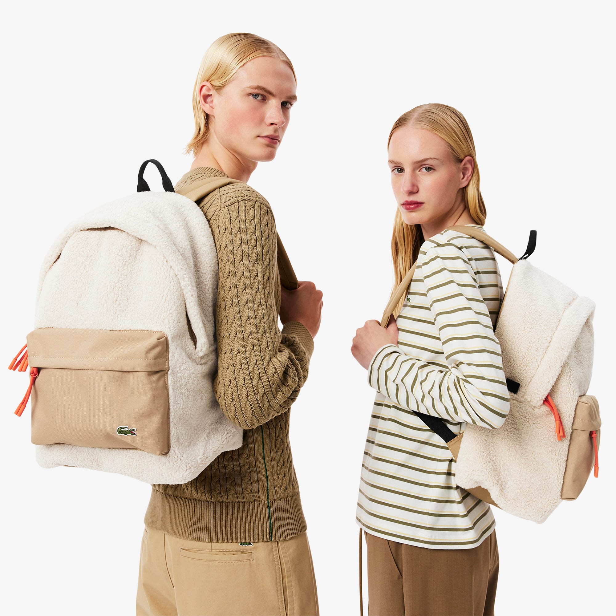 Backpack - COLORBLOCK NATURAL BEIGE