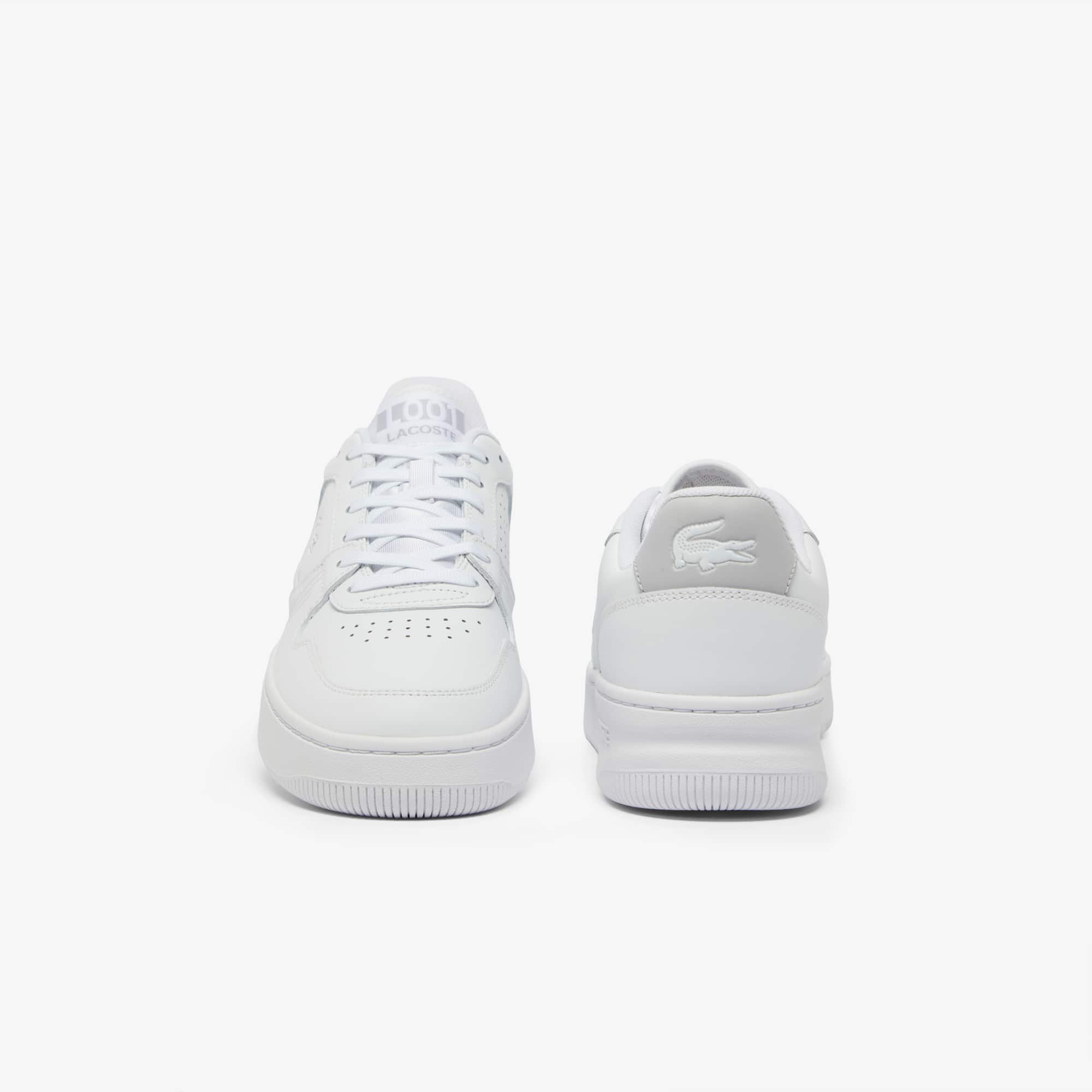 Men's L001 Set Leather Sneakers - WHITE/WHITE