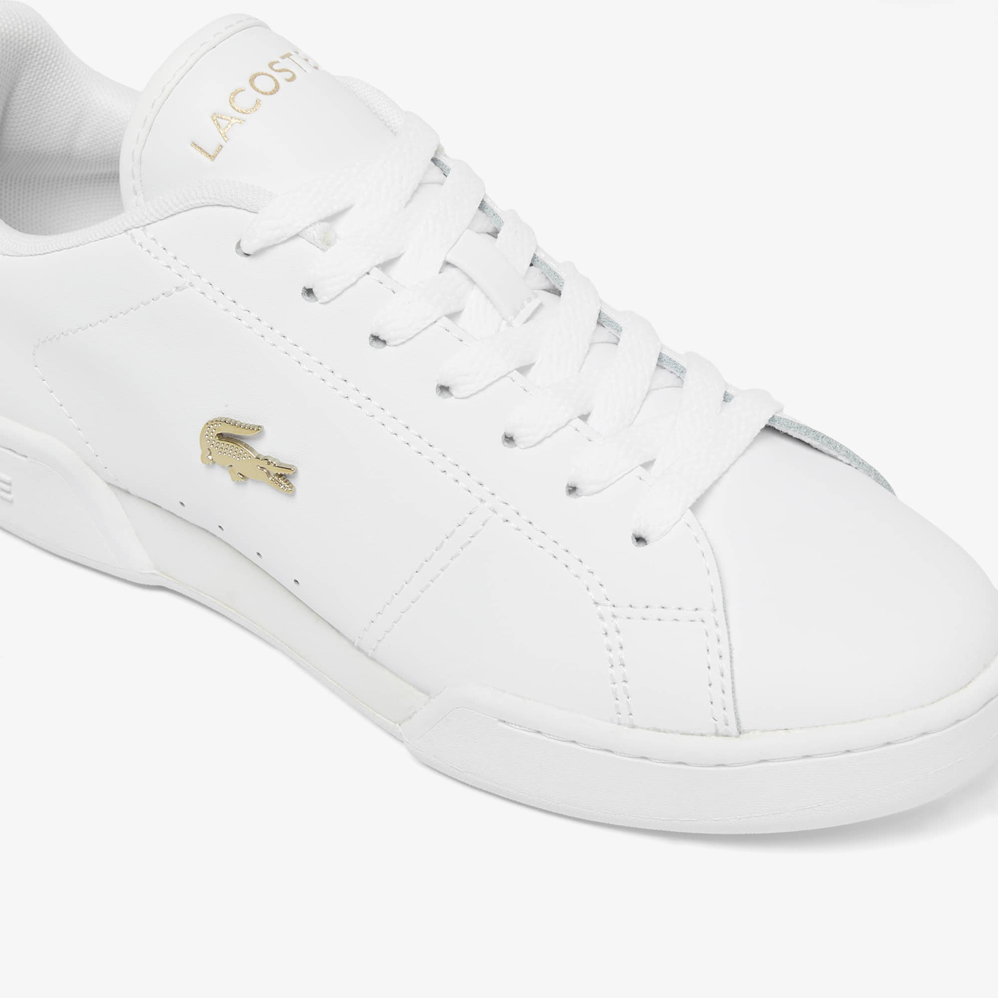 Women's Carnaby Cup Leather Sneakers - WHT/GLD