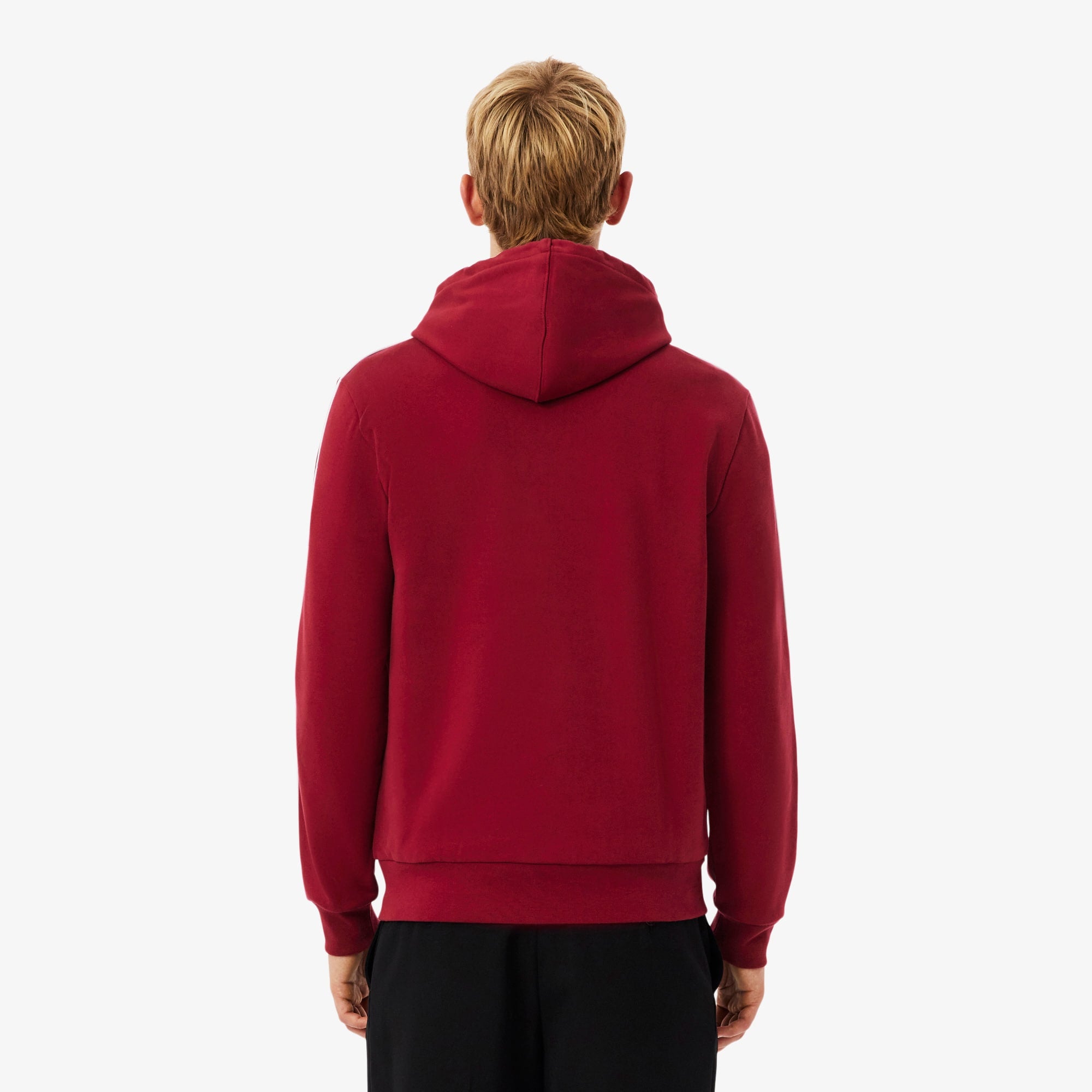 Men's Classic Fit Logo Stripe Sweatshirt - Bordeaux