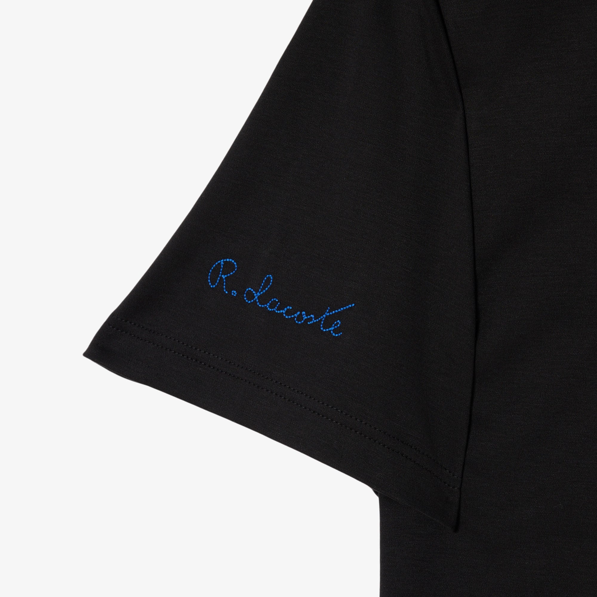 Men's Embroidered Signature T-Shirt - Black
