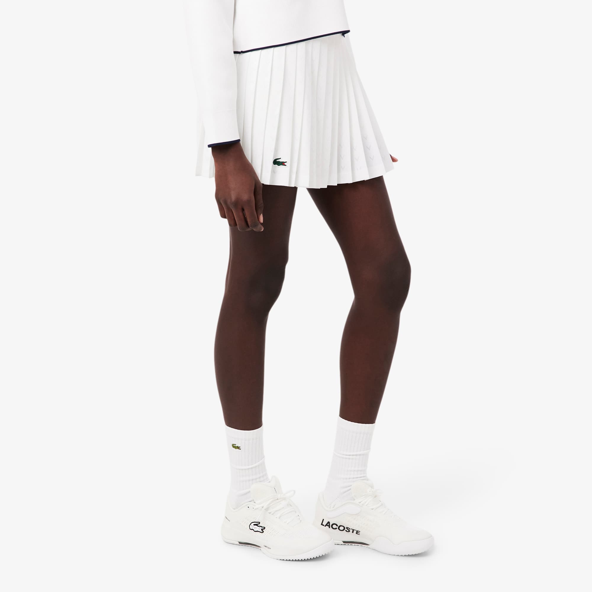 Ultra Dry Tennis Heritage Lined Skirt - White