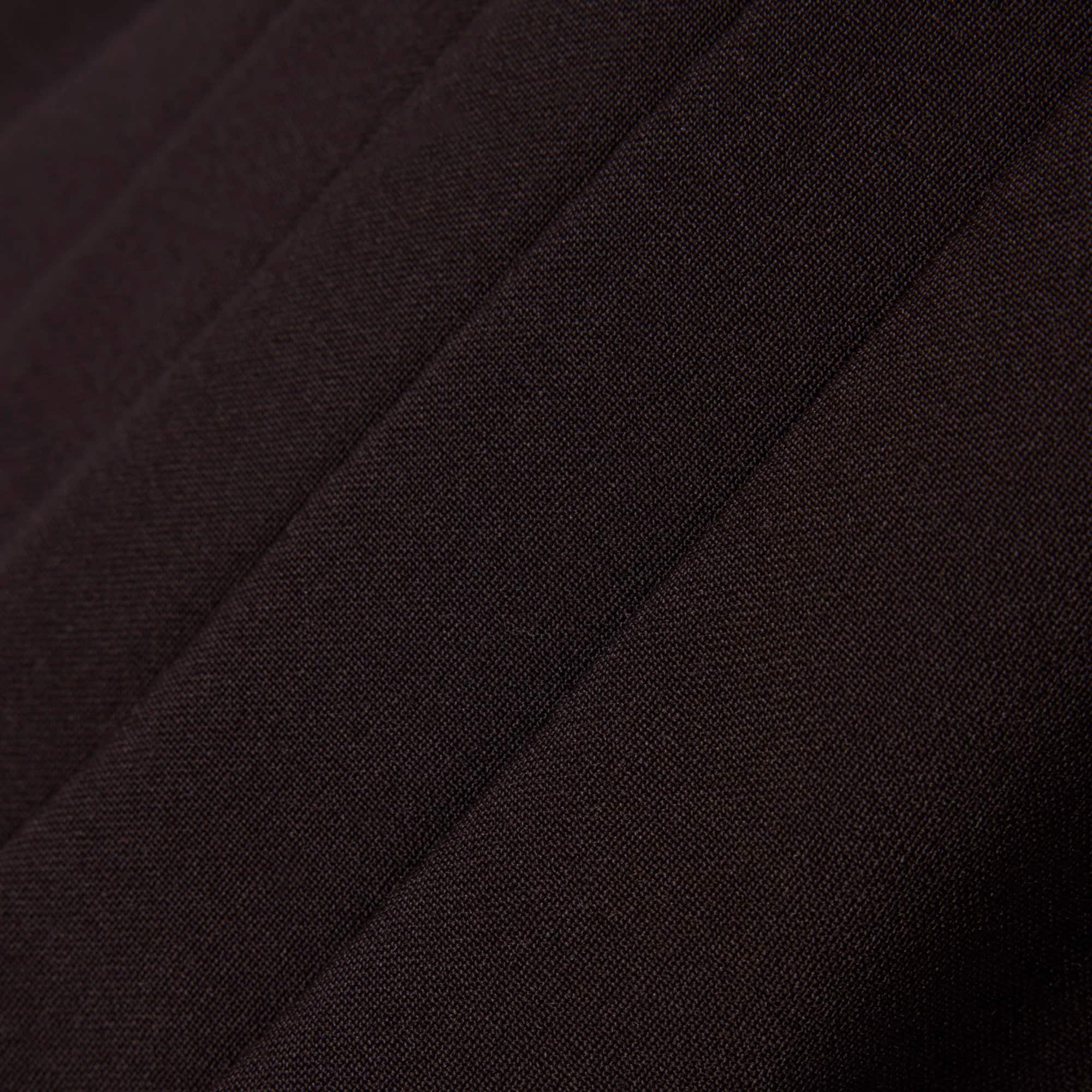 Wool blend Pleated Polo Dress - Brown