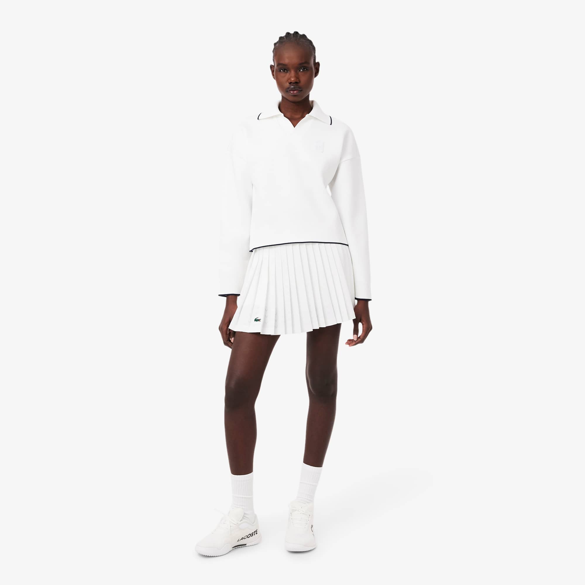 Ultra Dry Tennis Heritage Lined Skirt - White