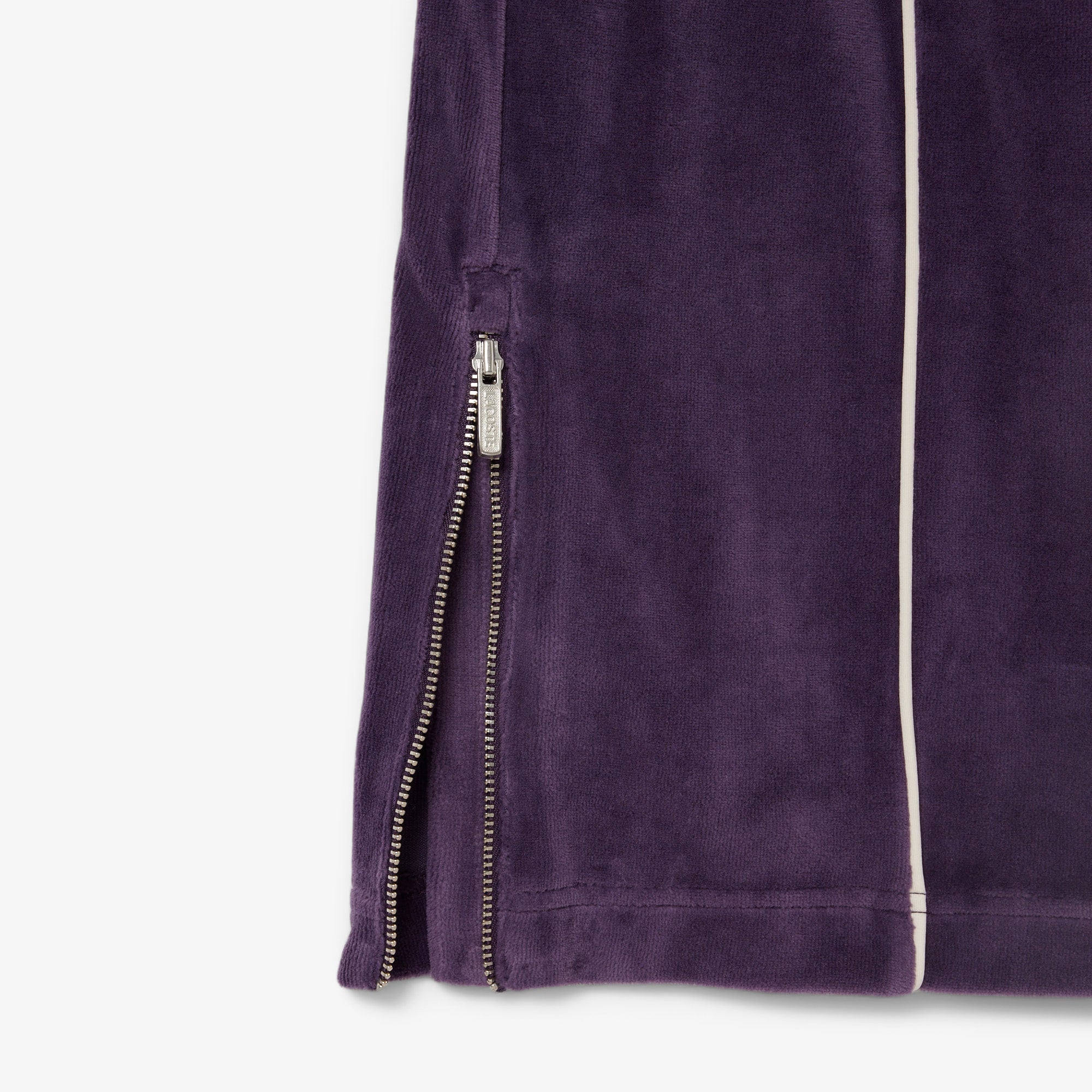 Women's Trim Accent Velour Sweatpants - Purple