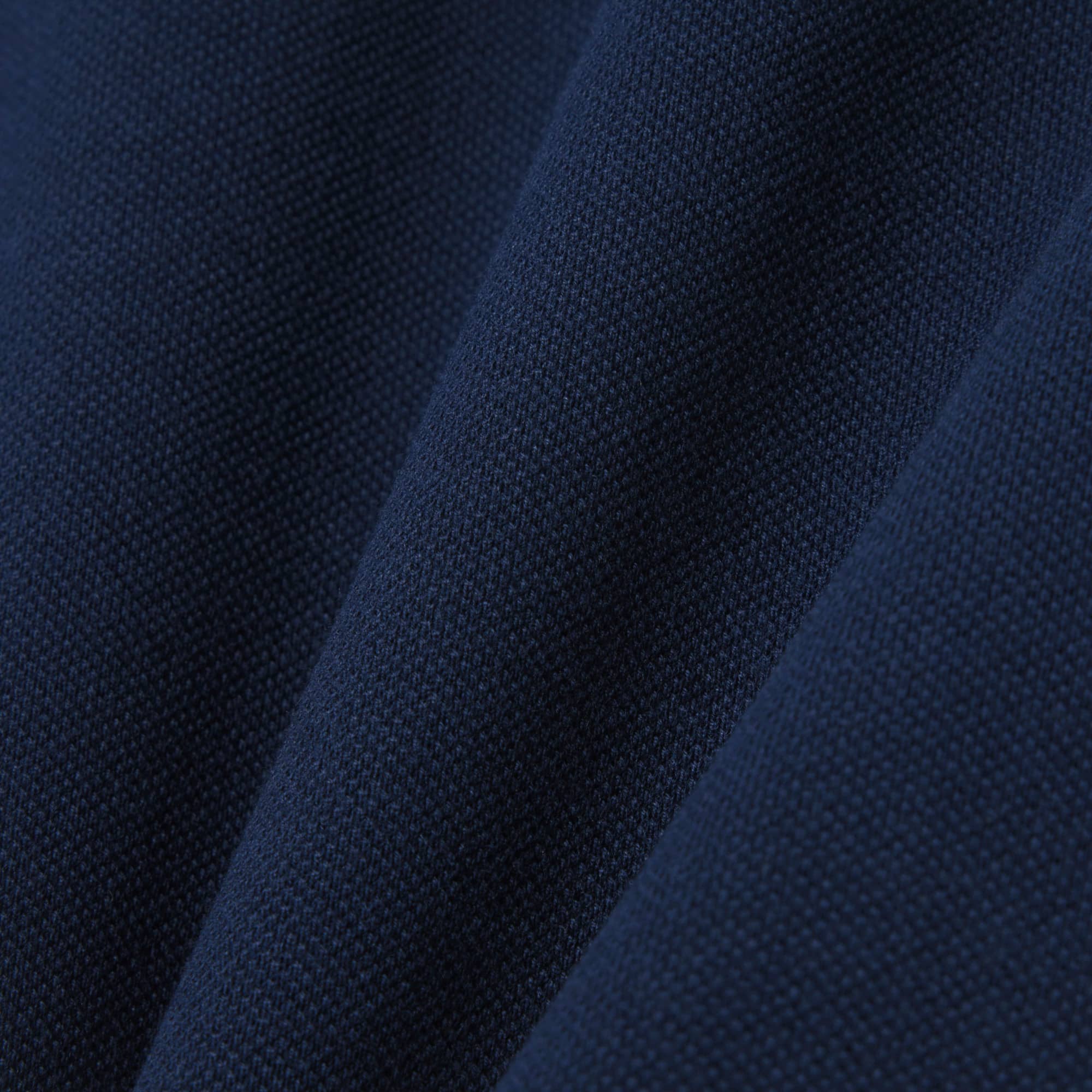 Regular Fit Logo Stripe Polo - Navy Blue