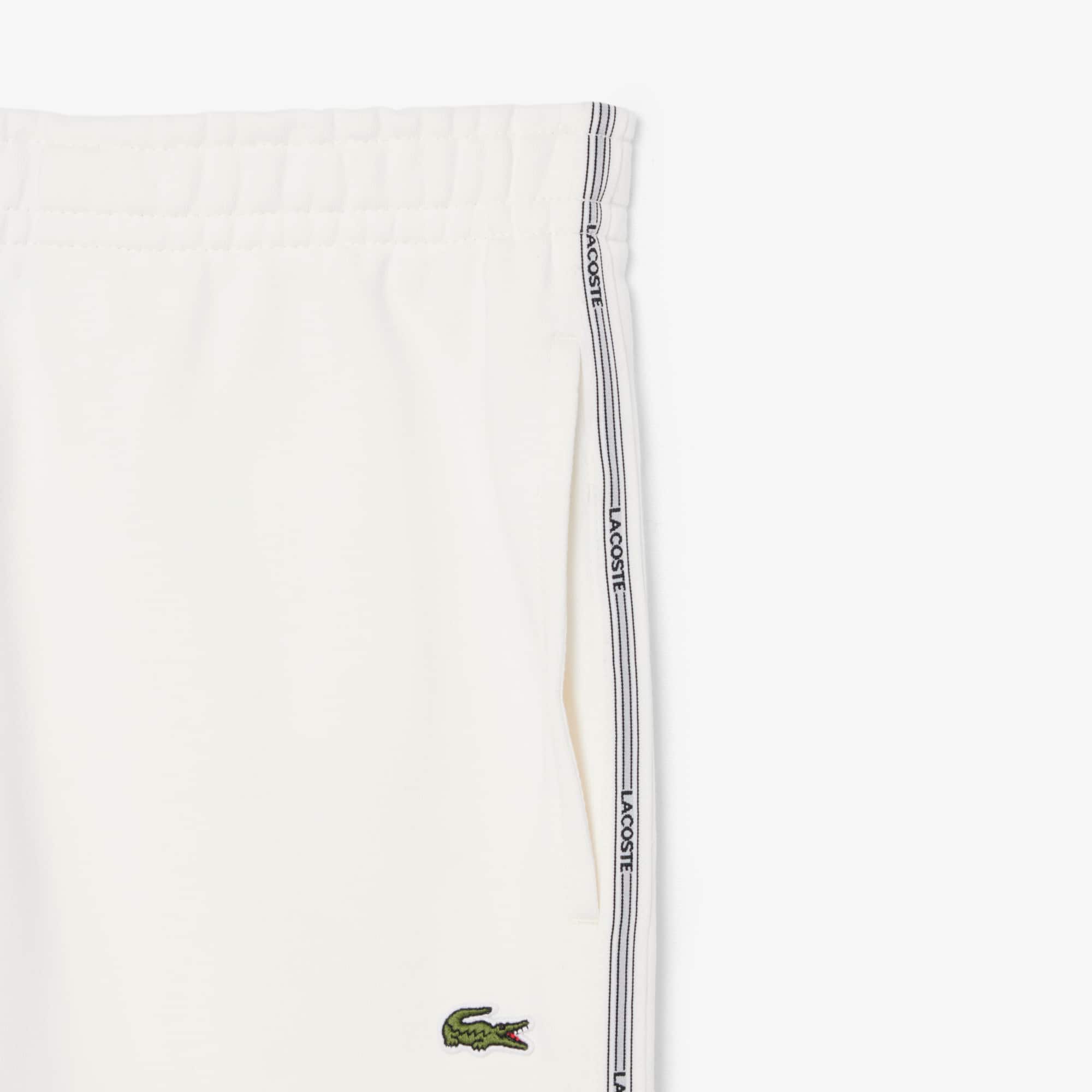 Logo Stripe Tracksuit pants - White