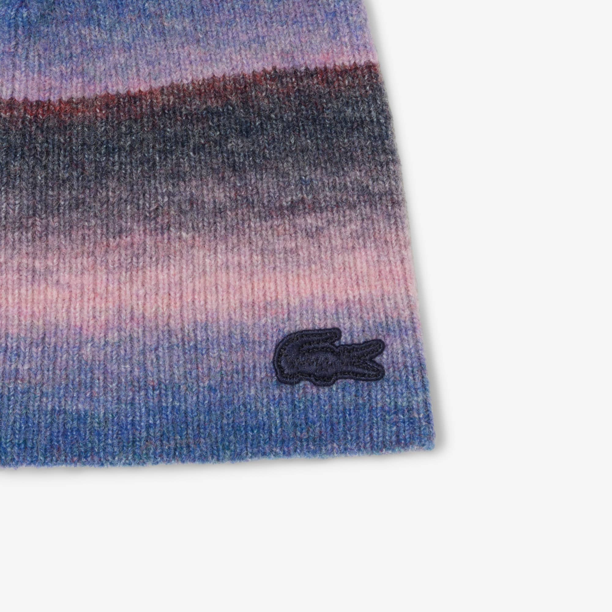 Women's Wool Blend Ombré Beanie - White