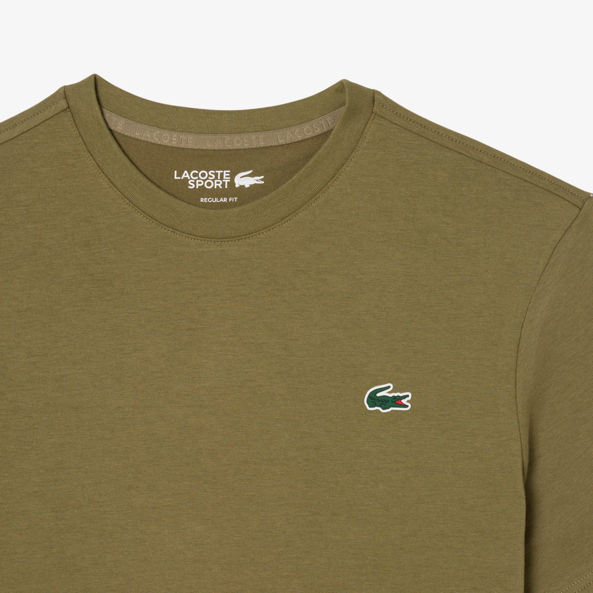 Men's Sport Printed Ultra Dry T-Shirt - Khaki Green