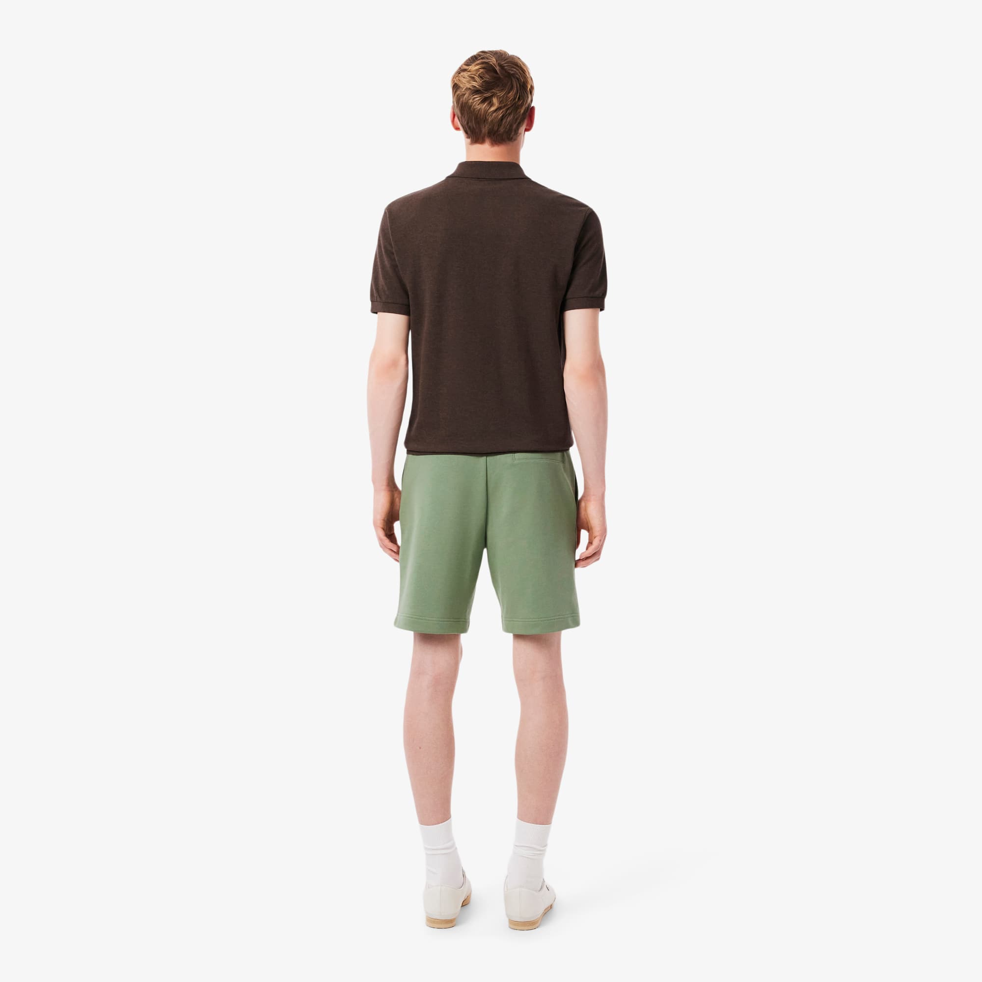 Men's Regular Fit Fleece Shorts - Green