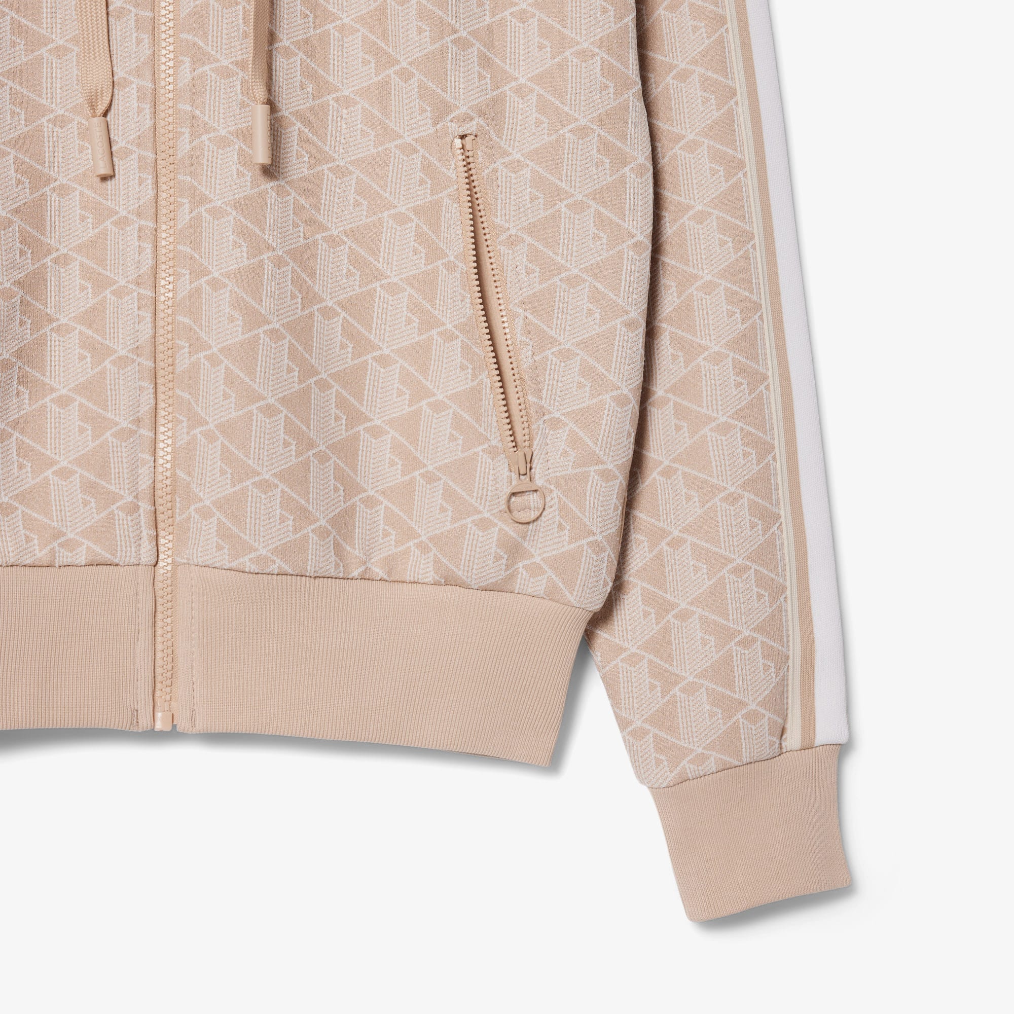 Women's Monogram Hoodie - Beige / Blanc