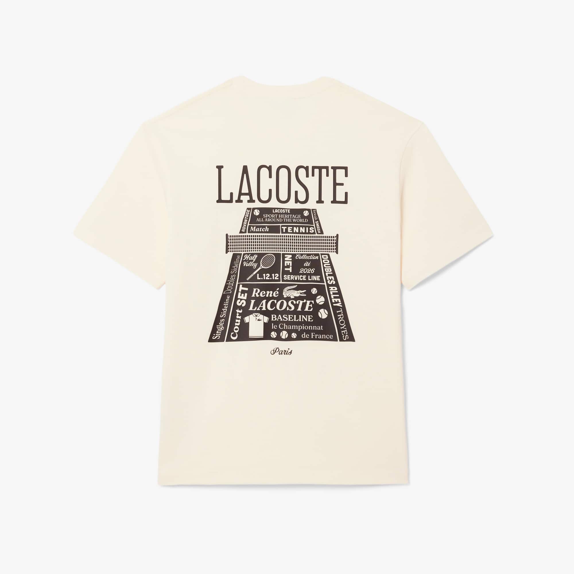 Printed Heavy Cotton T-Shirt - Lemon Beige