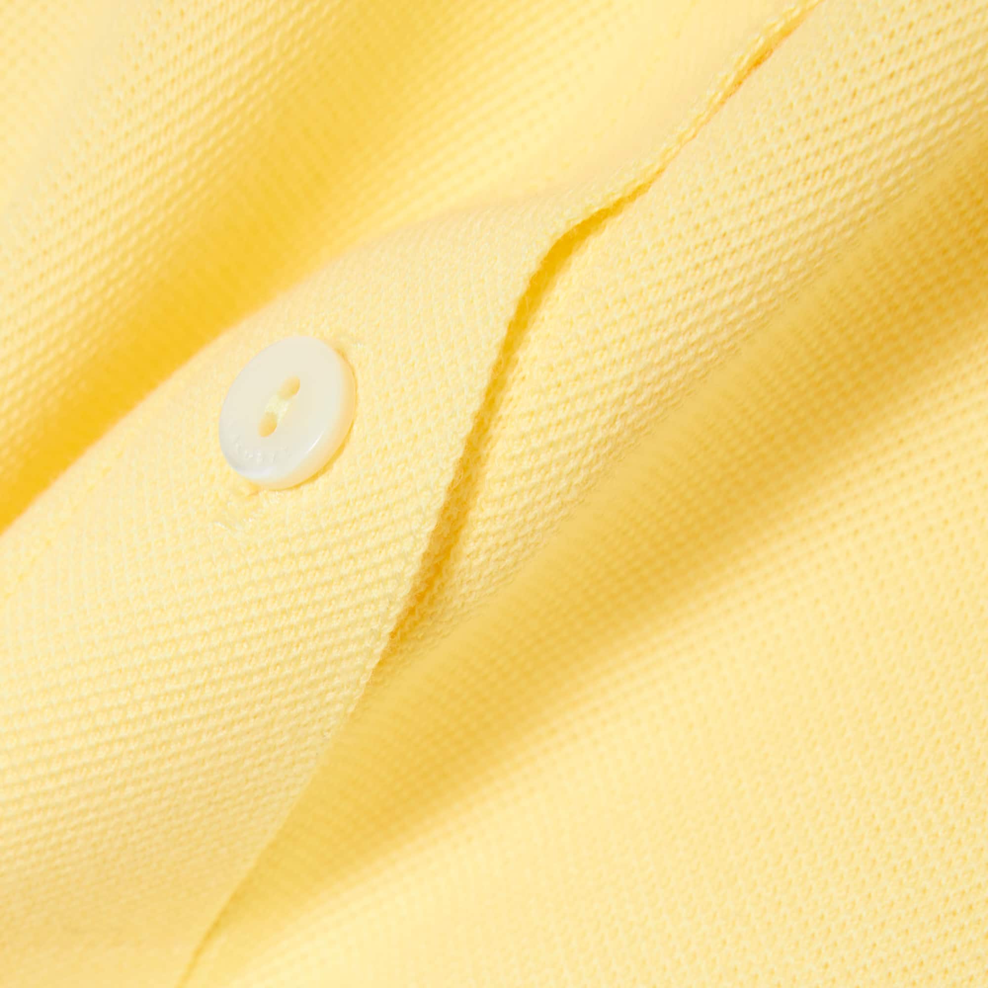 Women's Slim Fit L.12.D Sleeveless Stretch Polo - Pastel yellow
