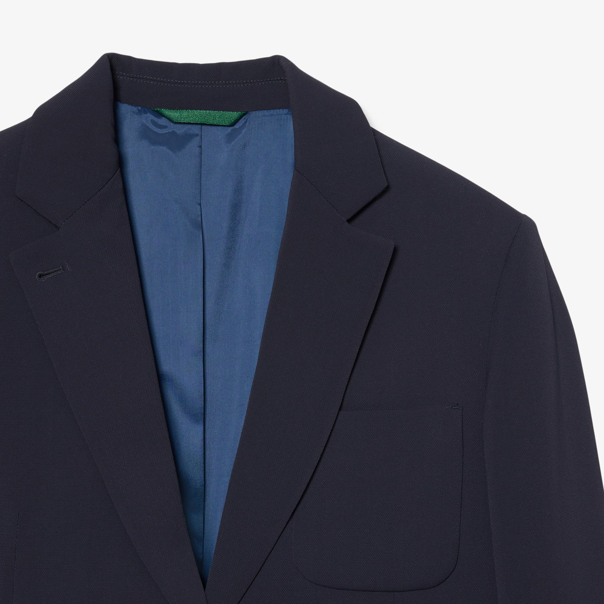 Fluid Piqué Blazer - Abysm blue