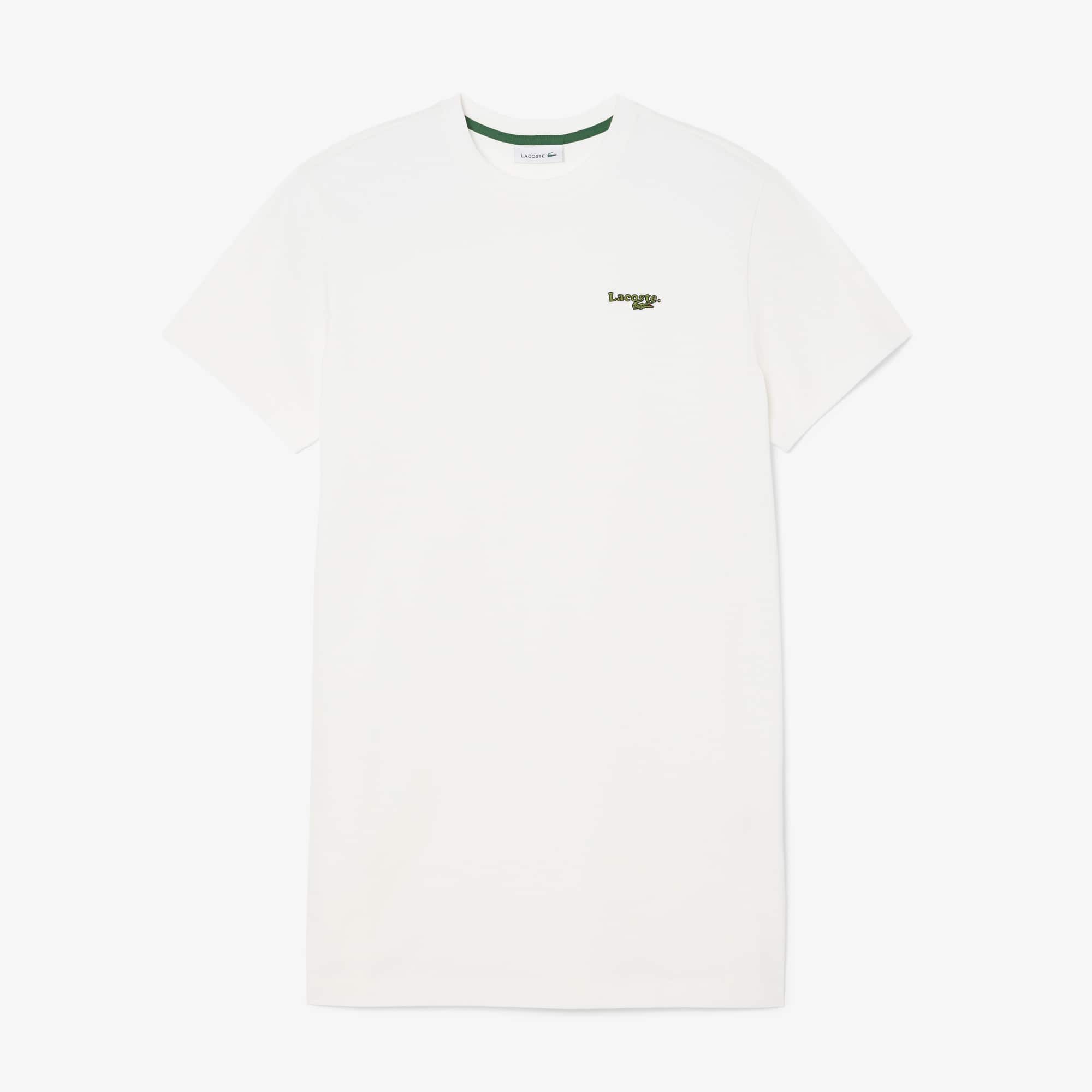 Oversized cotton T-Shirt dress - White