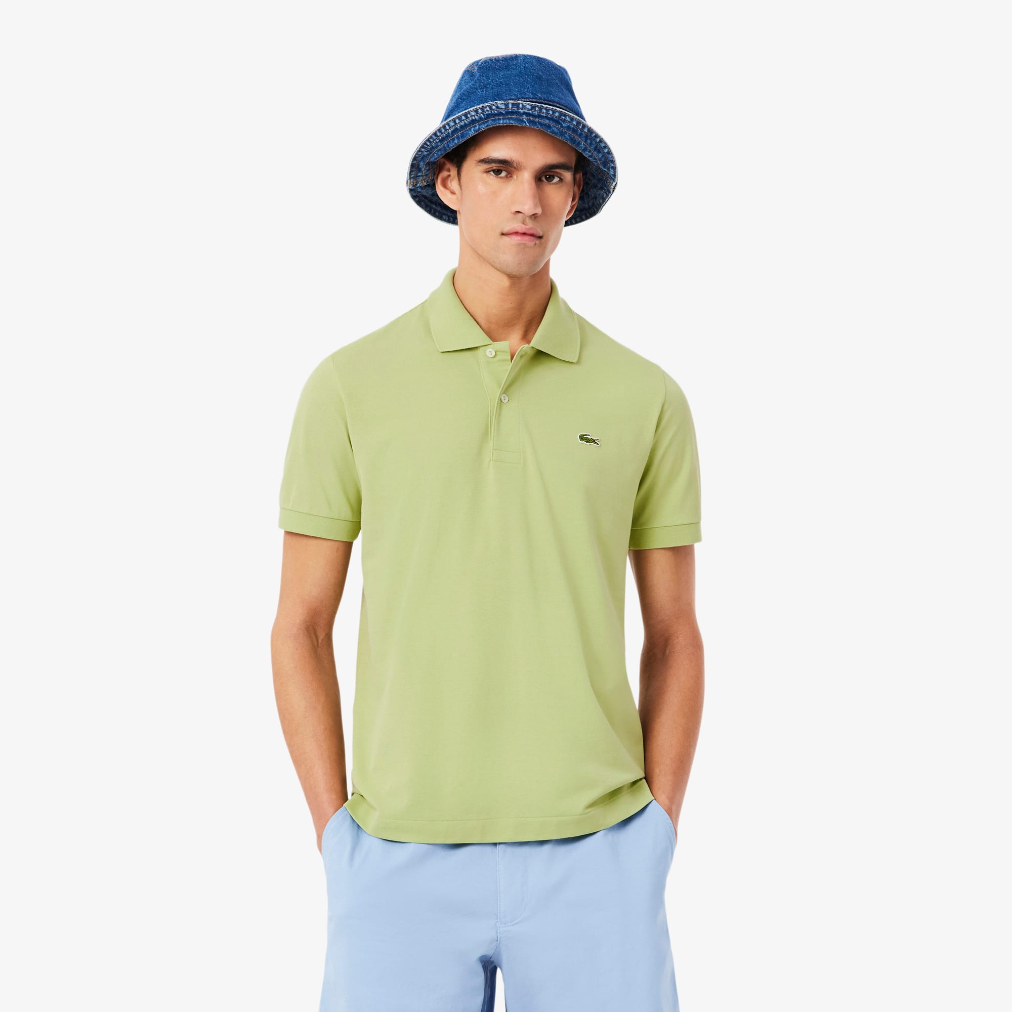 Men's Classic Fit LIGHT Piqué Polo - Green