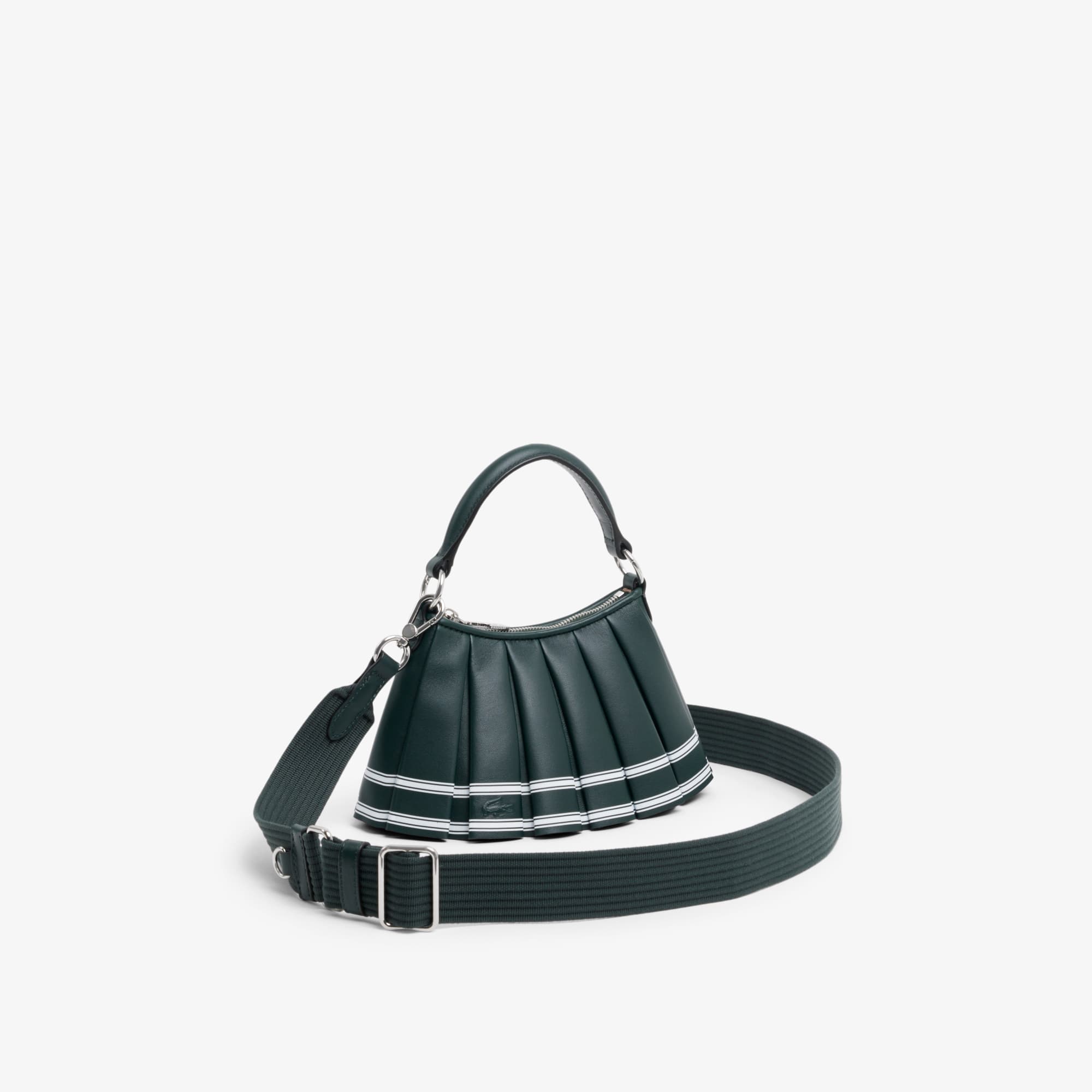 Runway Mini Lenglen Striped Leather Bag - WHITE VARECH