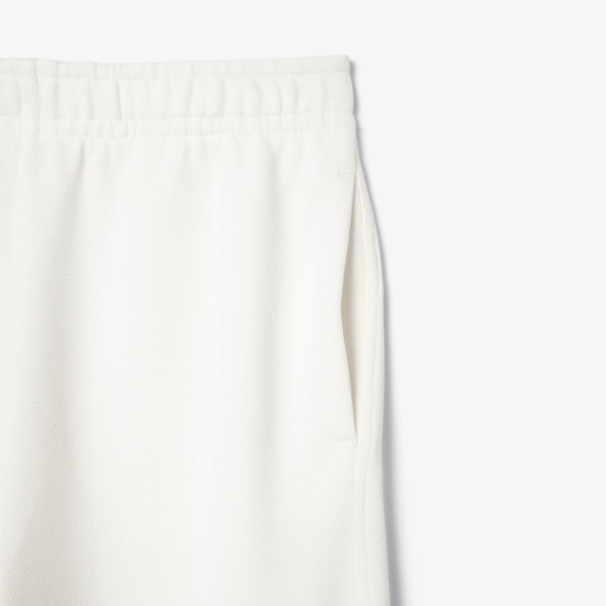 Women's Piqué Sweatpants - White