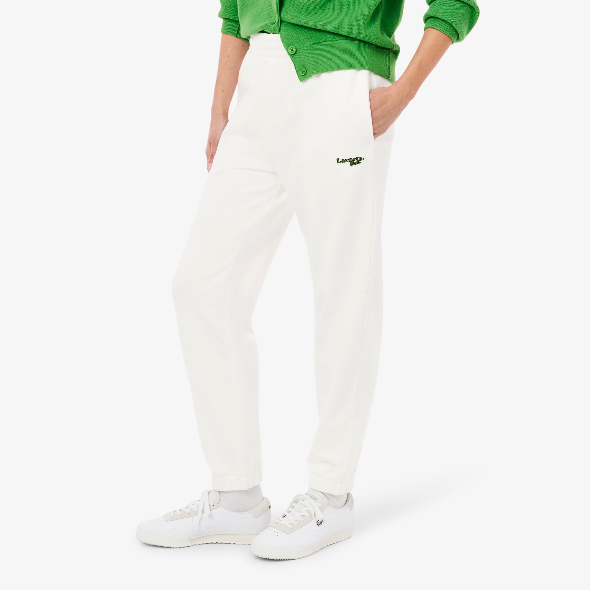 Women's Straight Fit Logo Sweatpants - White