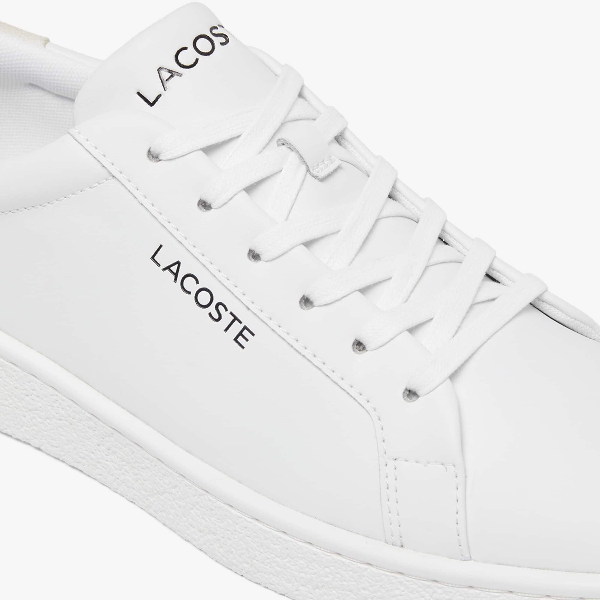 Men's Courtderby Leather Sneakers - WHITE/WHITE