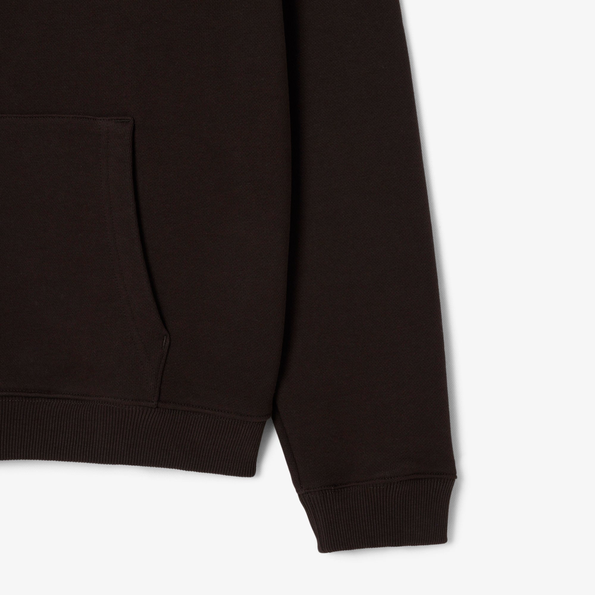 Loose Fit Printed Hoodie - Brown