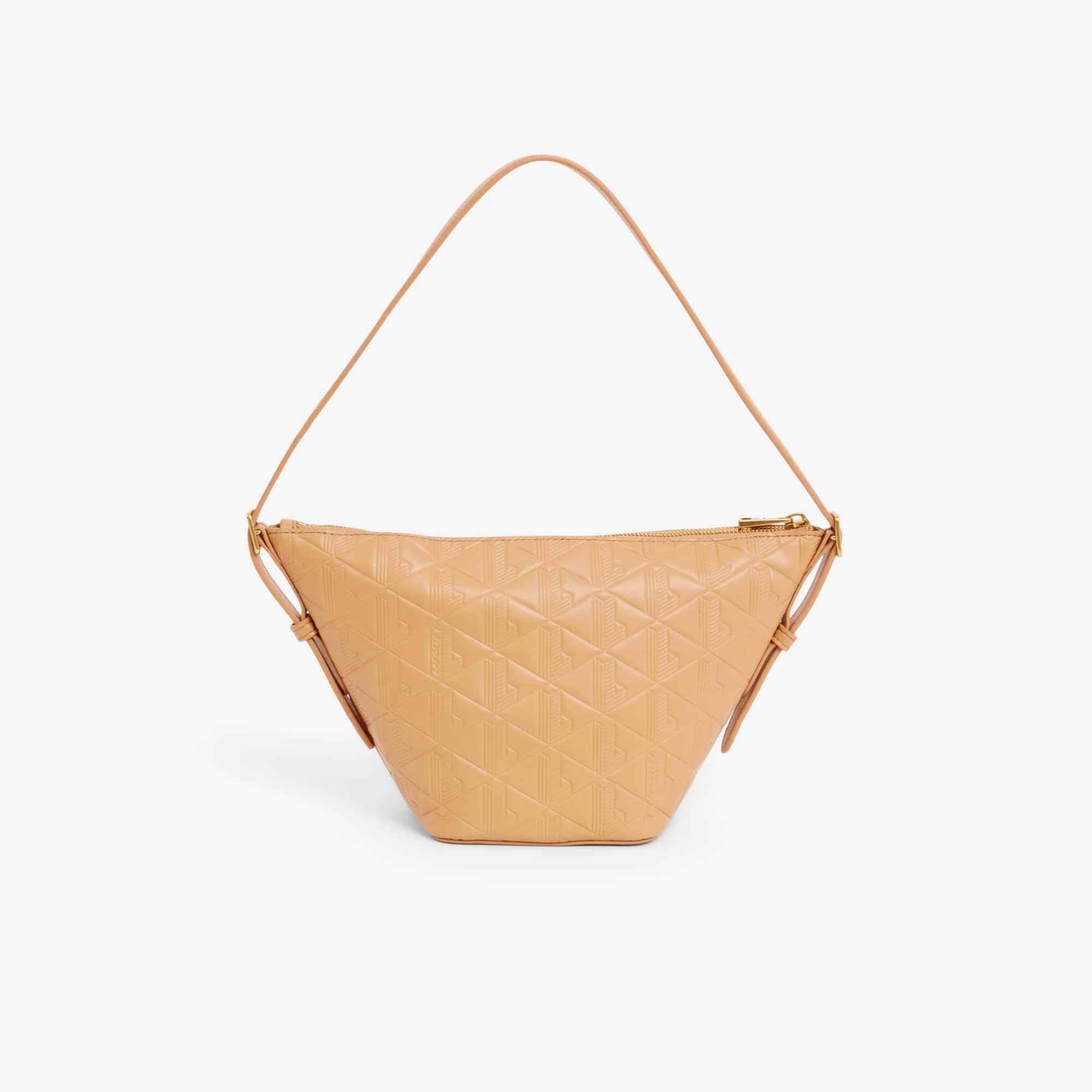 Small Maheki Embossed Leather Hobo Bag - DOE